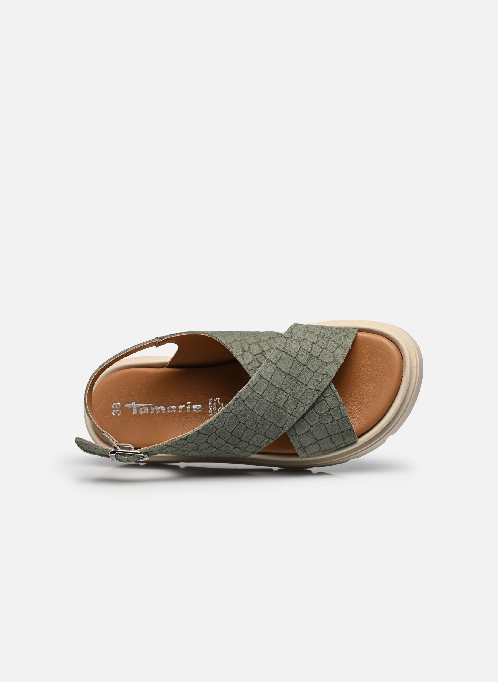 Sandales compensées et plateformes 28270-42 femme vert Tamaris Sandales compensées et plateformes 28270-42 femme vert SAGE STRUCTURE