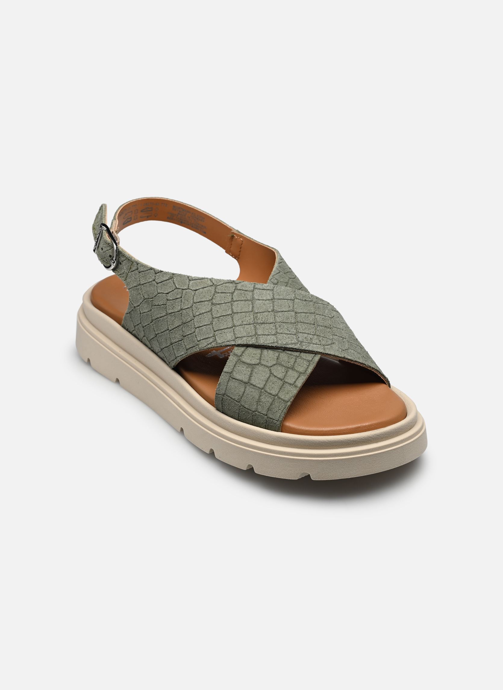 Sandales compensées et plateformes 28270-42 femme vert Tamaris Sandales compensées et plateformes 28270-42 femme vert SAGE STRUCTURE