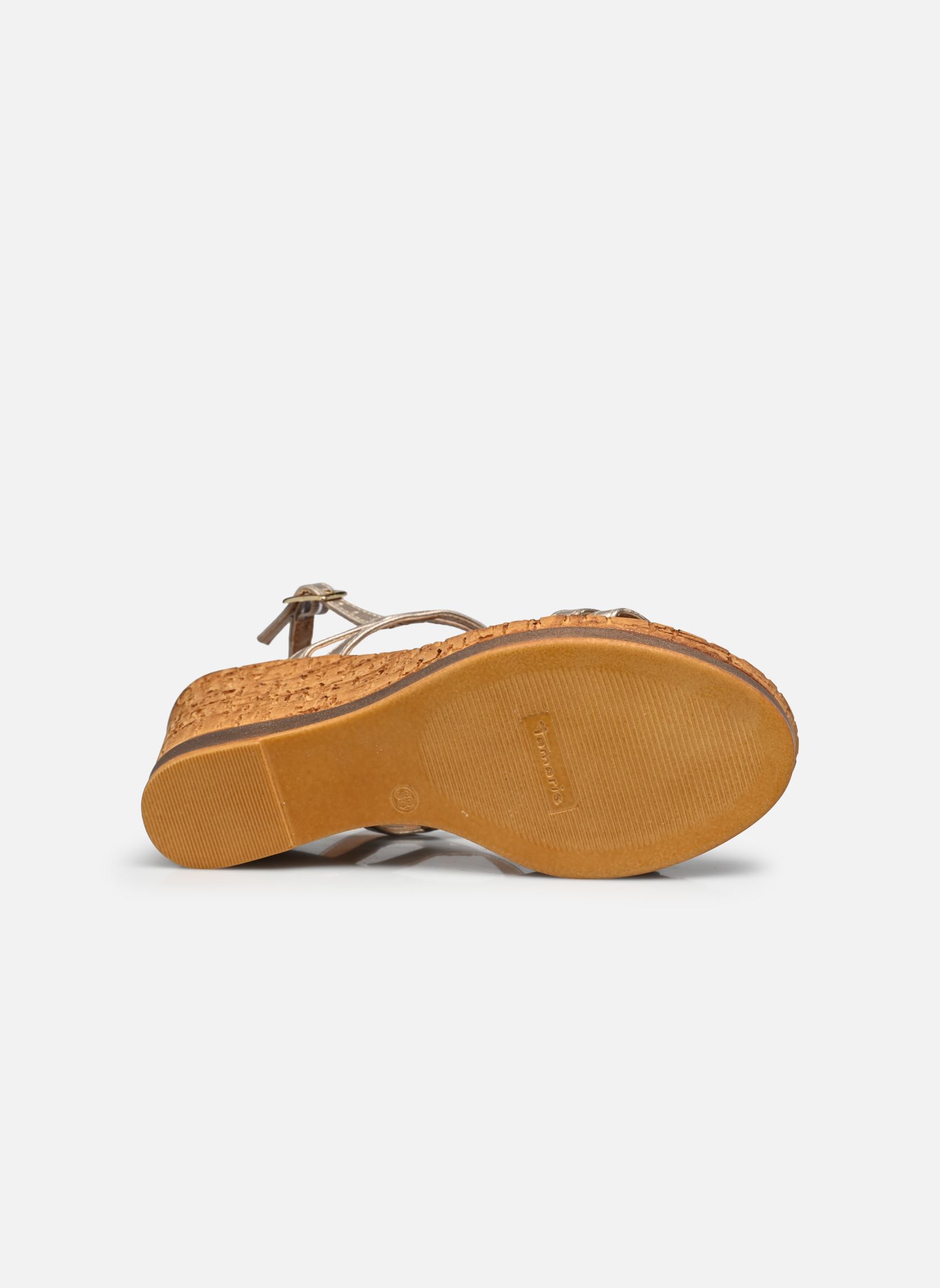 Sandales compensées et plateformes 28302-44 femme or et bronze Tamaris Sandales compensées et plateformes 28302-44 femme or et bronze CHAMPAGNE