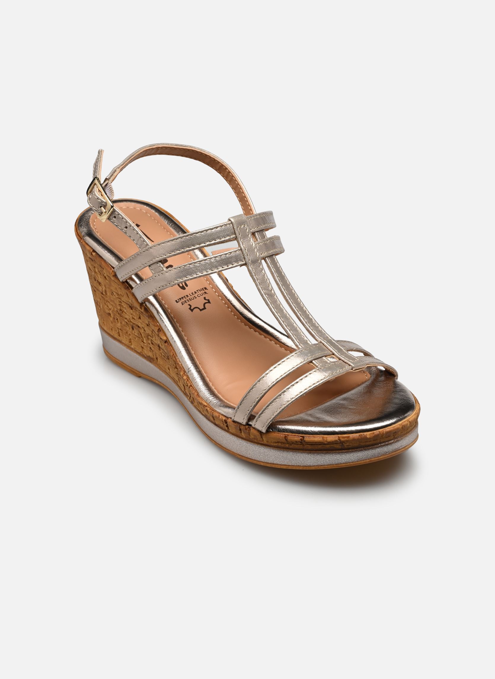 Sandales compensées et plateformes 28302-44 femme or et bronze Tamaris Sandales compensées et plateformes 28302-44 femme or et bronze CHAMPAGNE