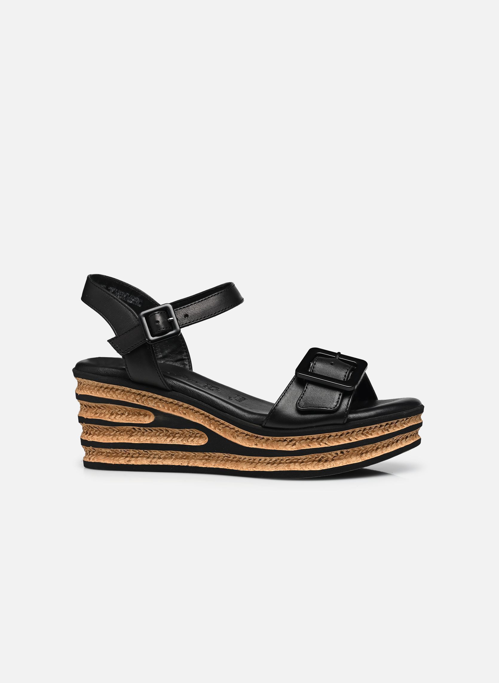 Keil- und Plateausandalen 28310-44 damen schwarz Tamaris Keil- und Plateausandalen 28310-44 damen schwarz BLACK