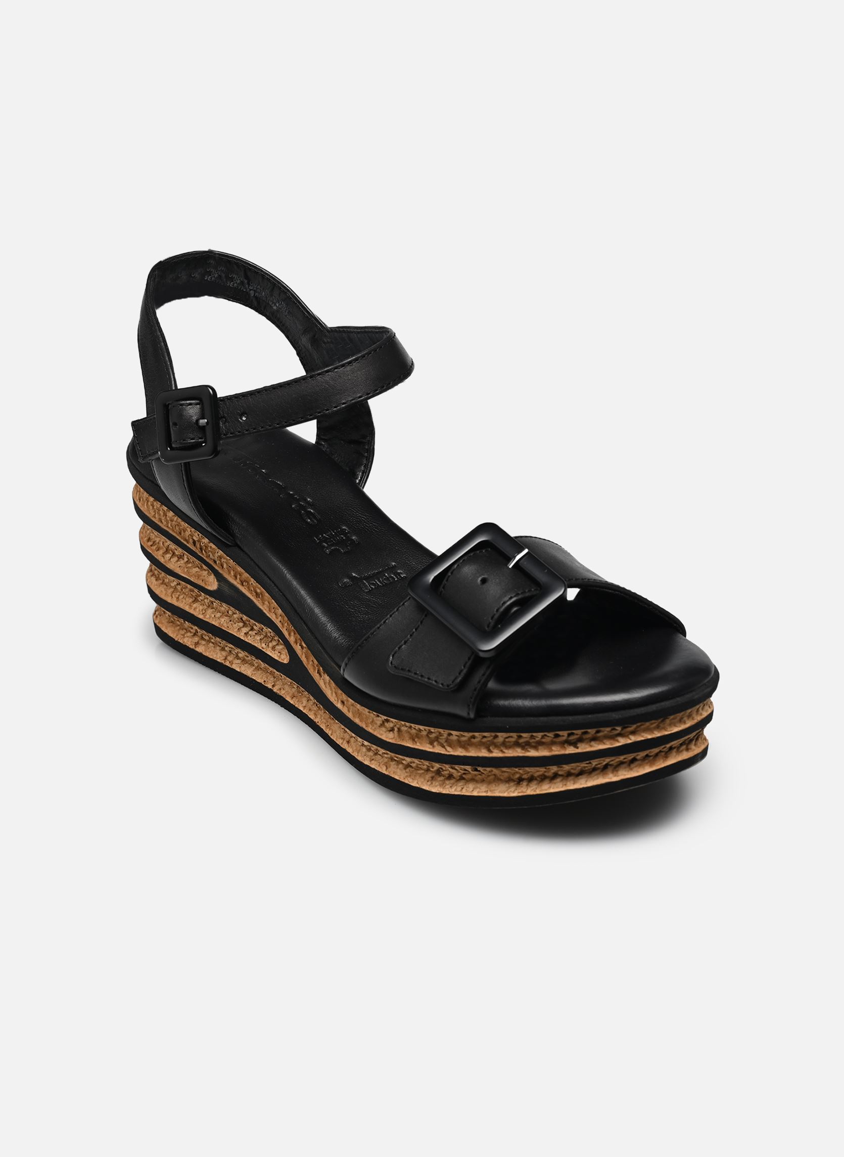 Keil- und Plateausandalen 28310-44 damen schwarz Tamaris Keil- und Plateausandalen 28310-44 damen schwarz BLACK