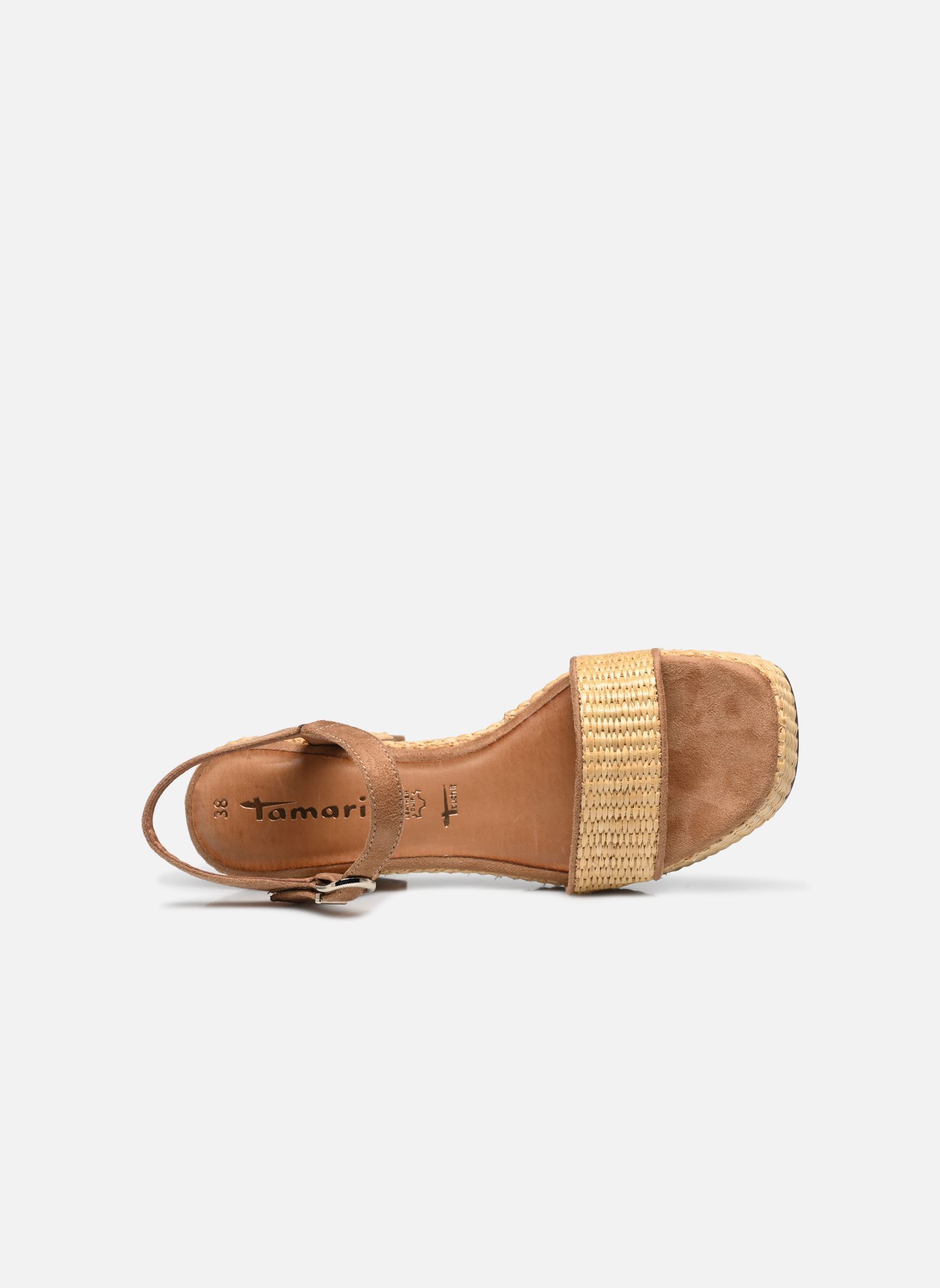 Sandalen 28311-44 dames bruin Tamaris Sandalen 28311-44 dames bruin TAN