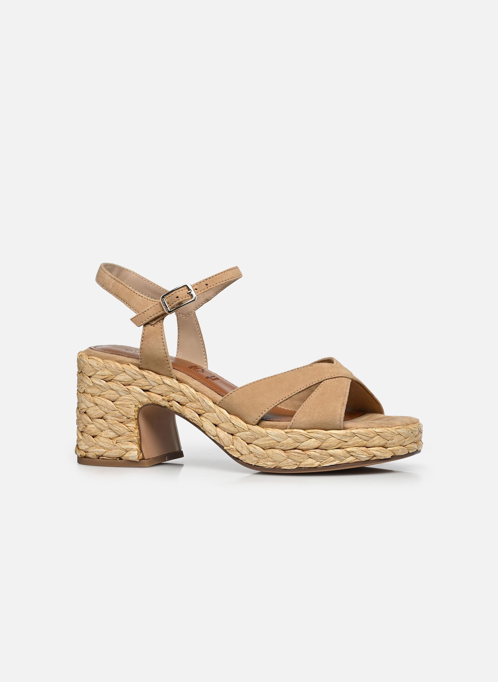 Sandalen 28313-44 damen braun Tamaris Sandalen 28313-44 damen braun TAN SUEDE