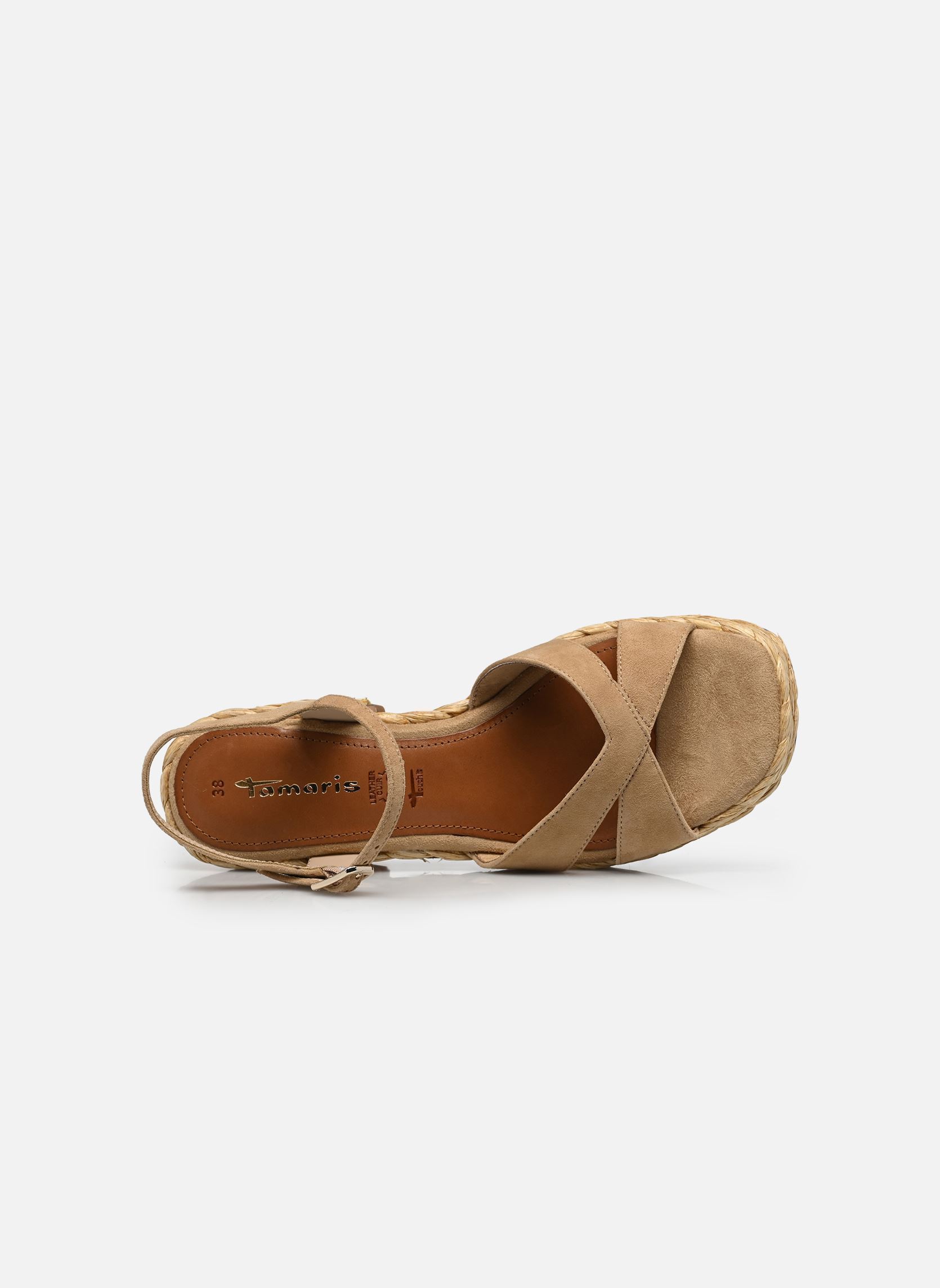 Sandalen 28313-44 damen braun Tamaris Sandalen 28313-44 damen braun TAN SUEDE