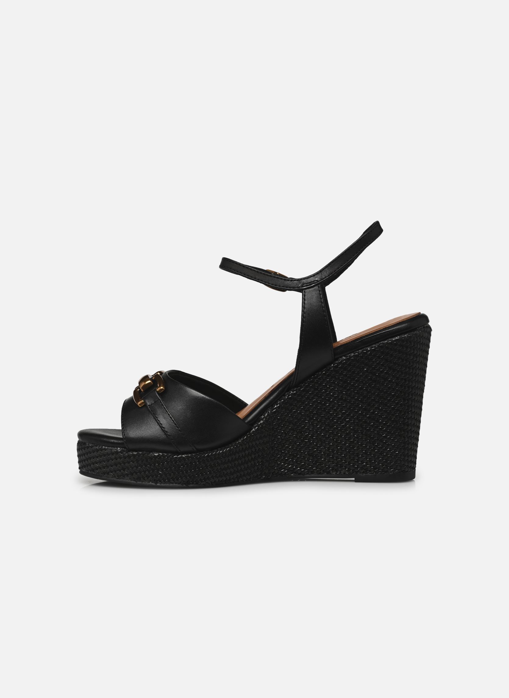 Sandalen met sleehak en plateau 28317-44 dames zwart Tamaris Sandalen met sleehak en plateau 28317-44 dames zwart BLACK