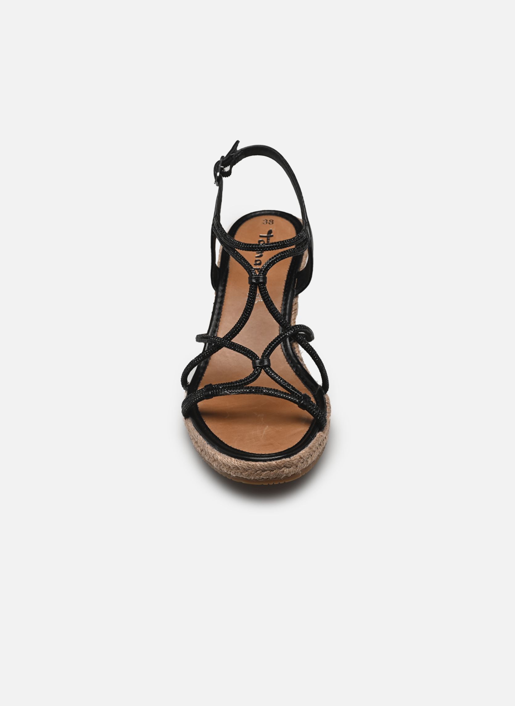 Sandalias y plataformas de cuña 28345-44 mujer negro Tamaris Sandalias y plataformas de cuña 28345-44 mujer negro BLACK