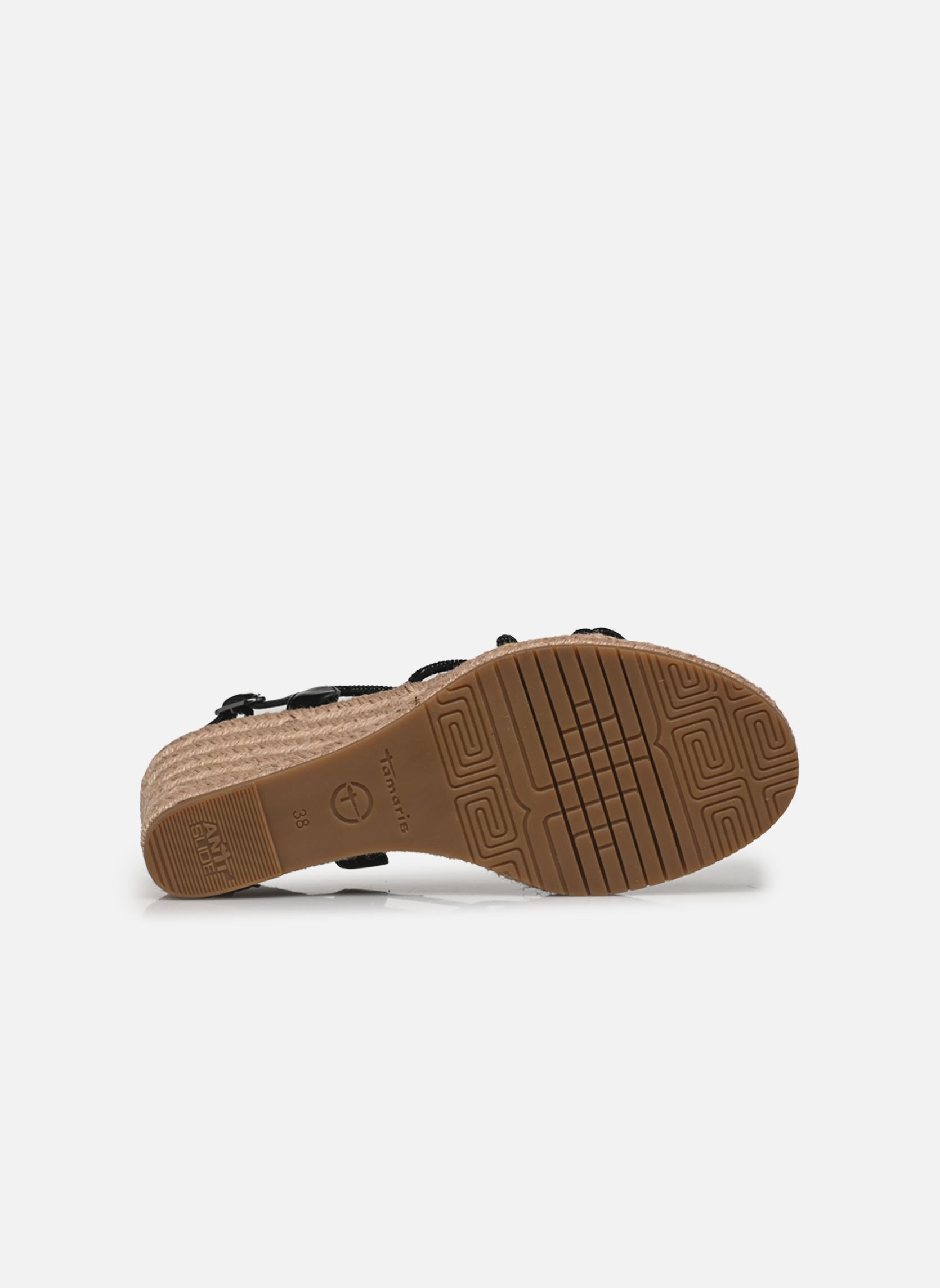 Sandalias y plataformas de cuña 28345-44 mujer negro Tamaris Sandalias y plataformas de cuña 28345-44 mujer negro BLACK