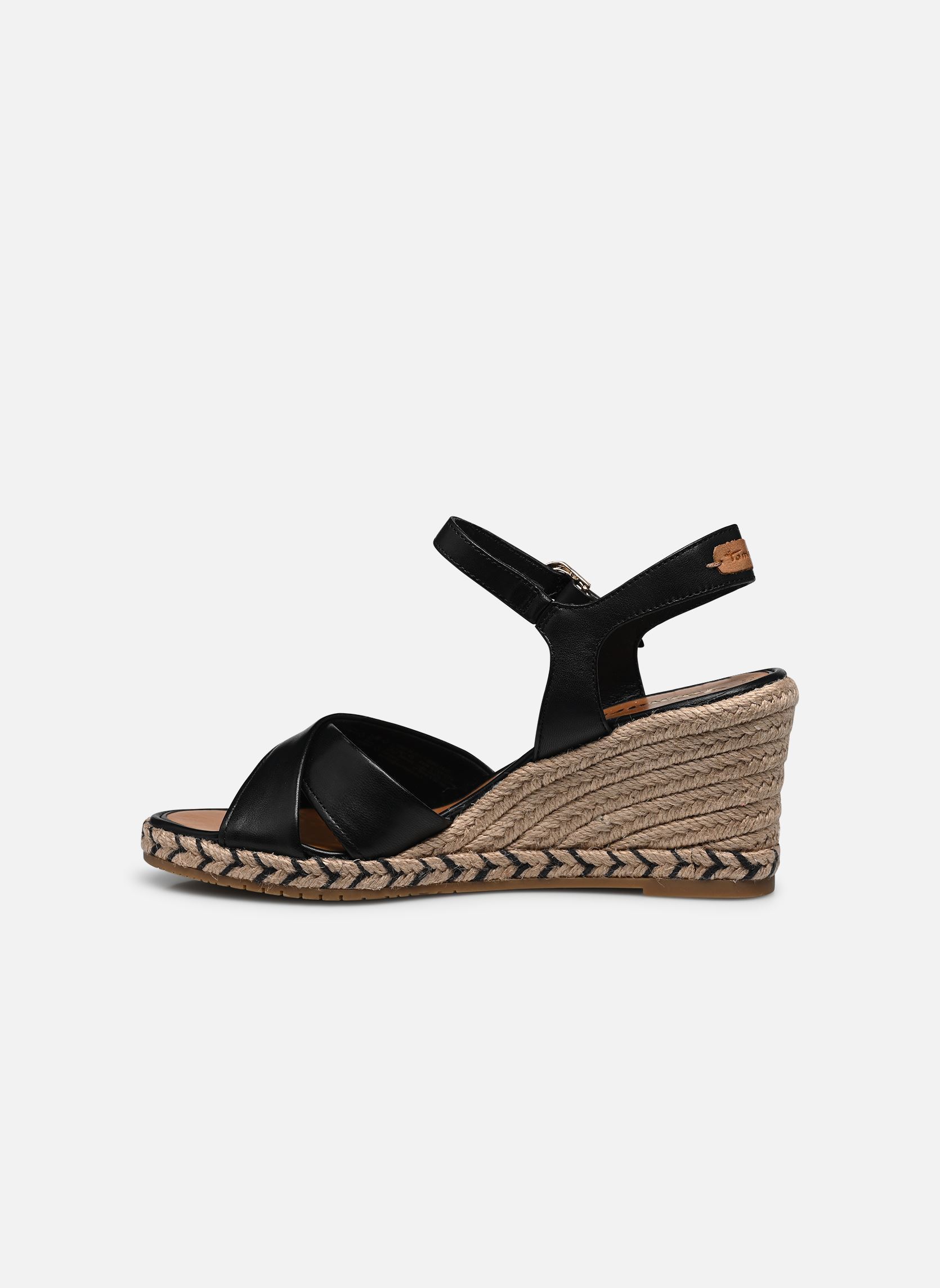 Sandali con zeppa e plateau 28346-44 donna nero Tamaris Sandali con zeppa e plateau 28346-44 donna nero BLACK