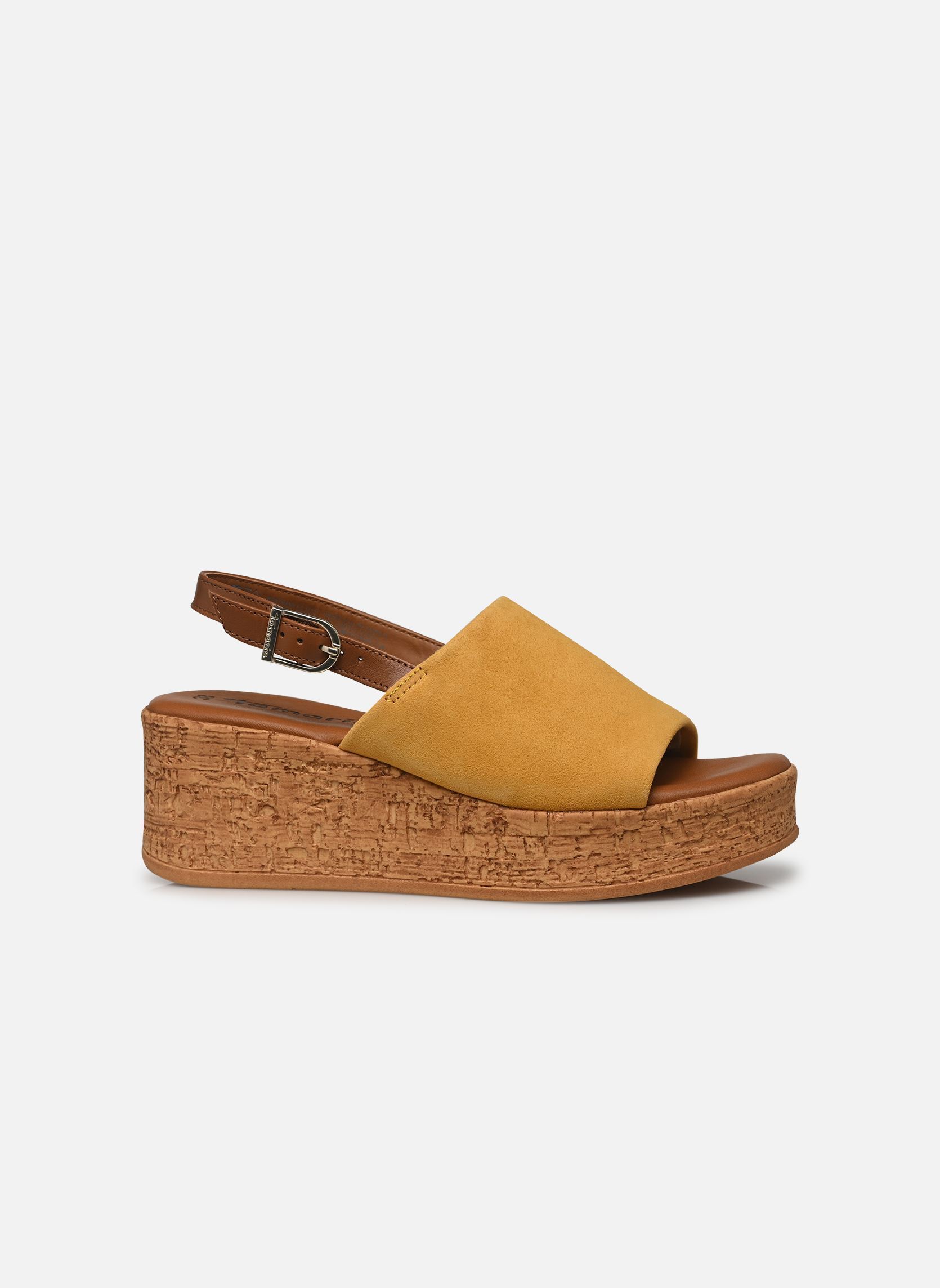Keil- und Plateausandalen 28393-42 damen gelb Tamaris Keil- und Plateausandalen 28393-42 damen gelb YELLOW