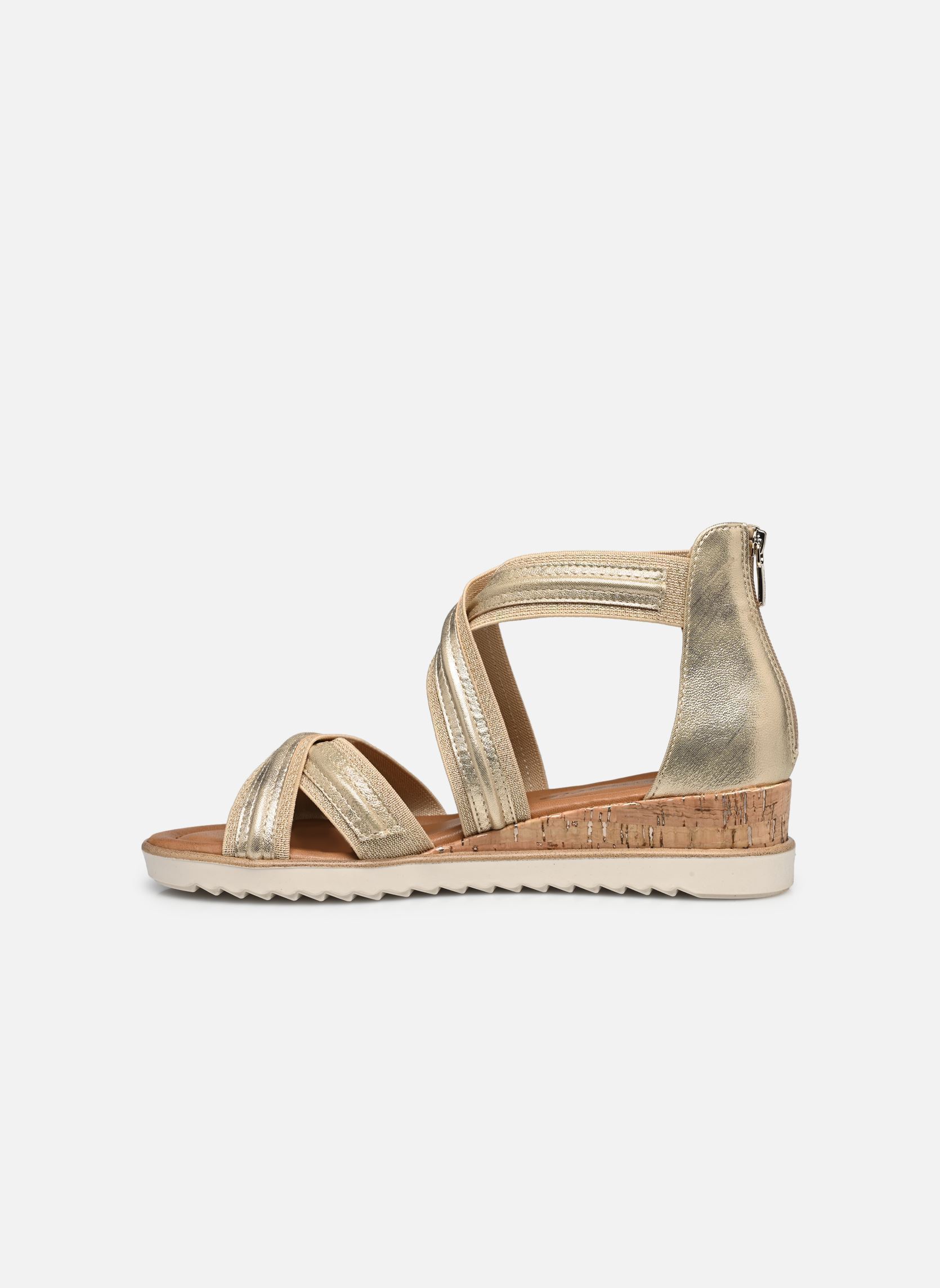 Sandali con zeppa e plateau 28701-44 donna oro e bronzo Tamaris Sandali con zeppa e plateau 28701-44 donna oro e bronzo LIGHT GOLD