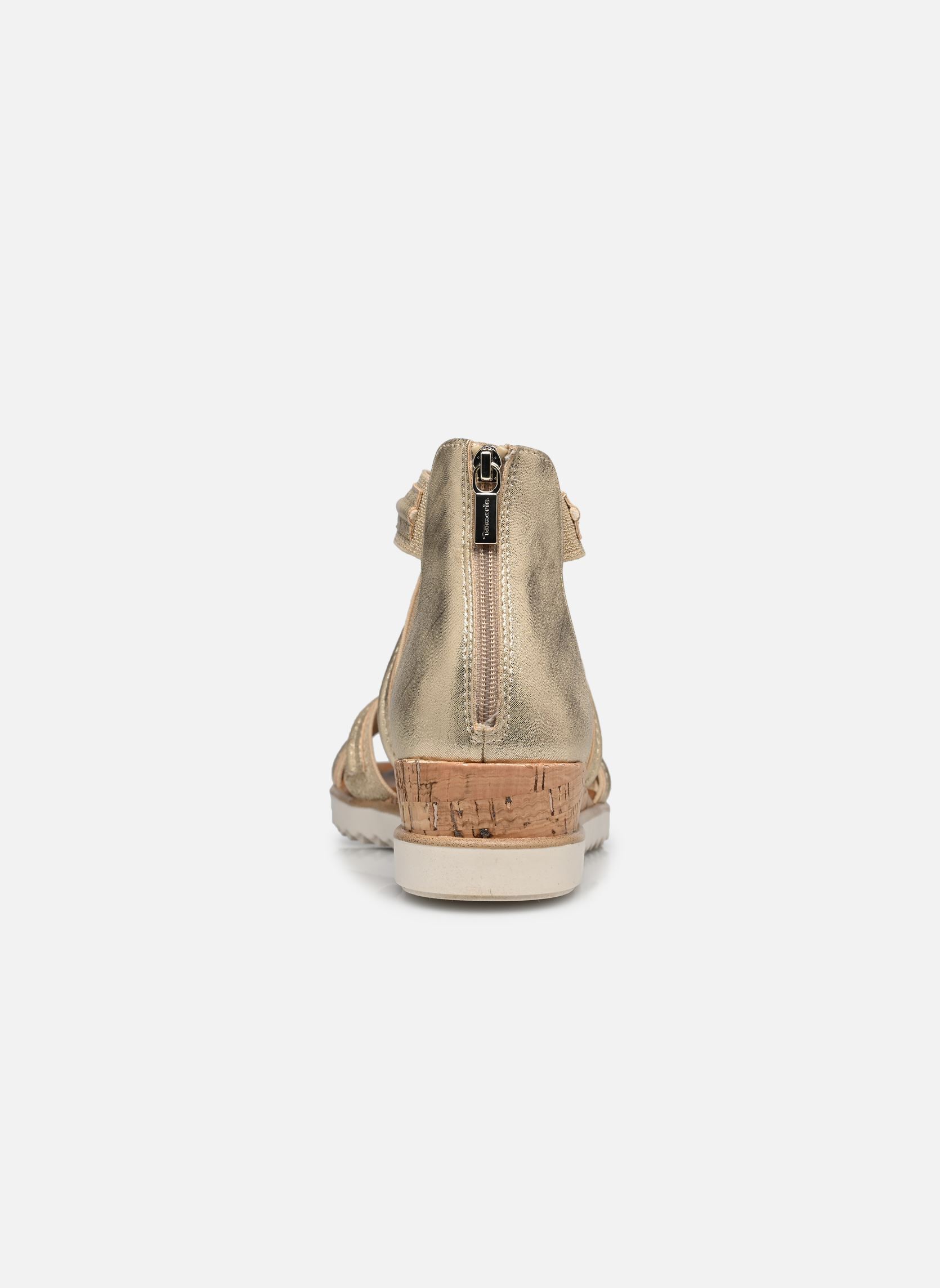 Sandali con zeppa e plateau 28701-44 donna oro e bronzo Tamaris Sandali con zeppa e plateau 28701-44 donna oro e bronzo LIGHT GOLD