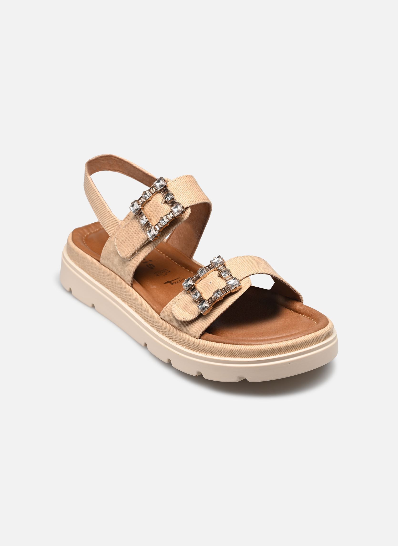 Sandali piatti 28702-44 donna marrone Tamaris Sandali piatti 28702-44 donna marrone TAN