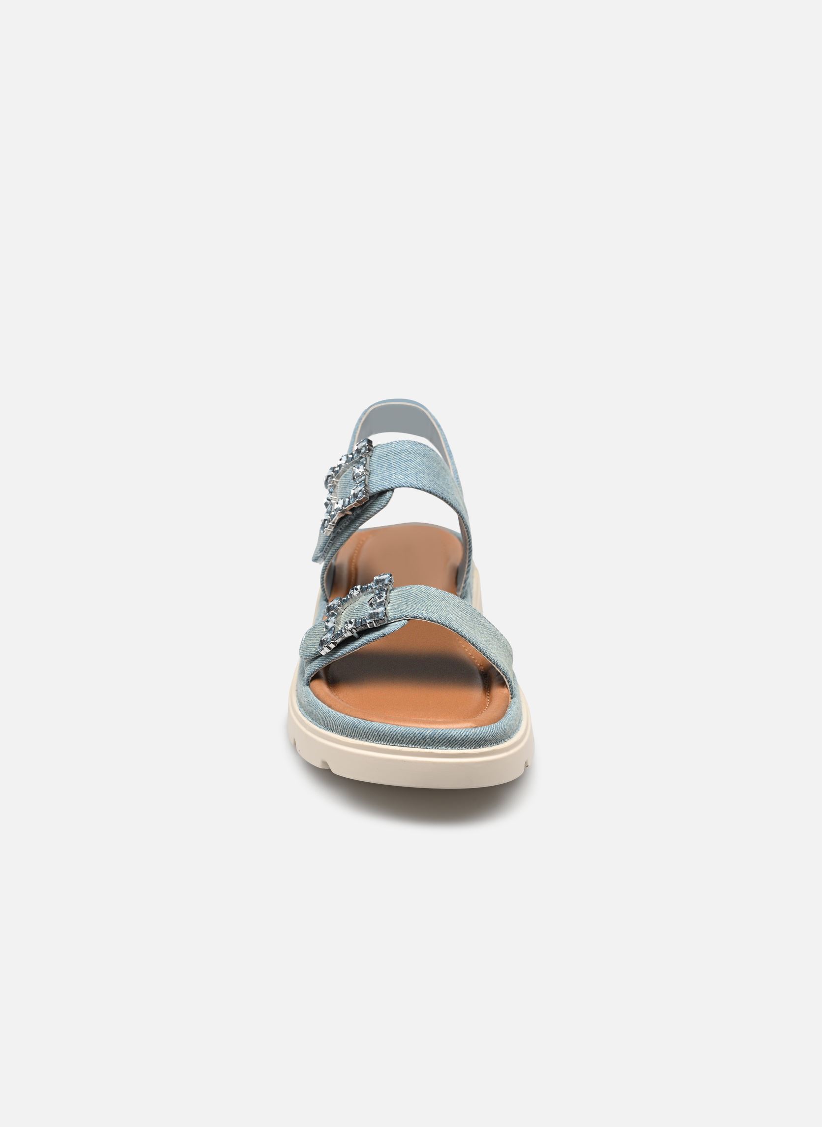 Flache Sandalen 28702-44 damen blau Tamaris Flache Sandalen 28702-44 damen blau DENIM