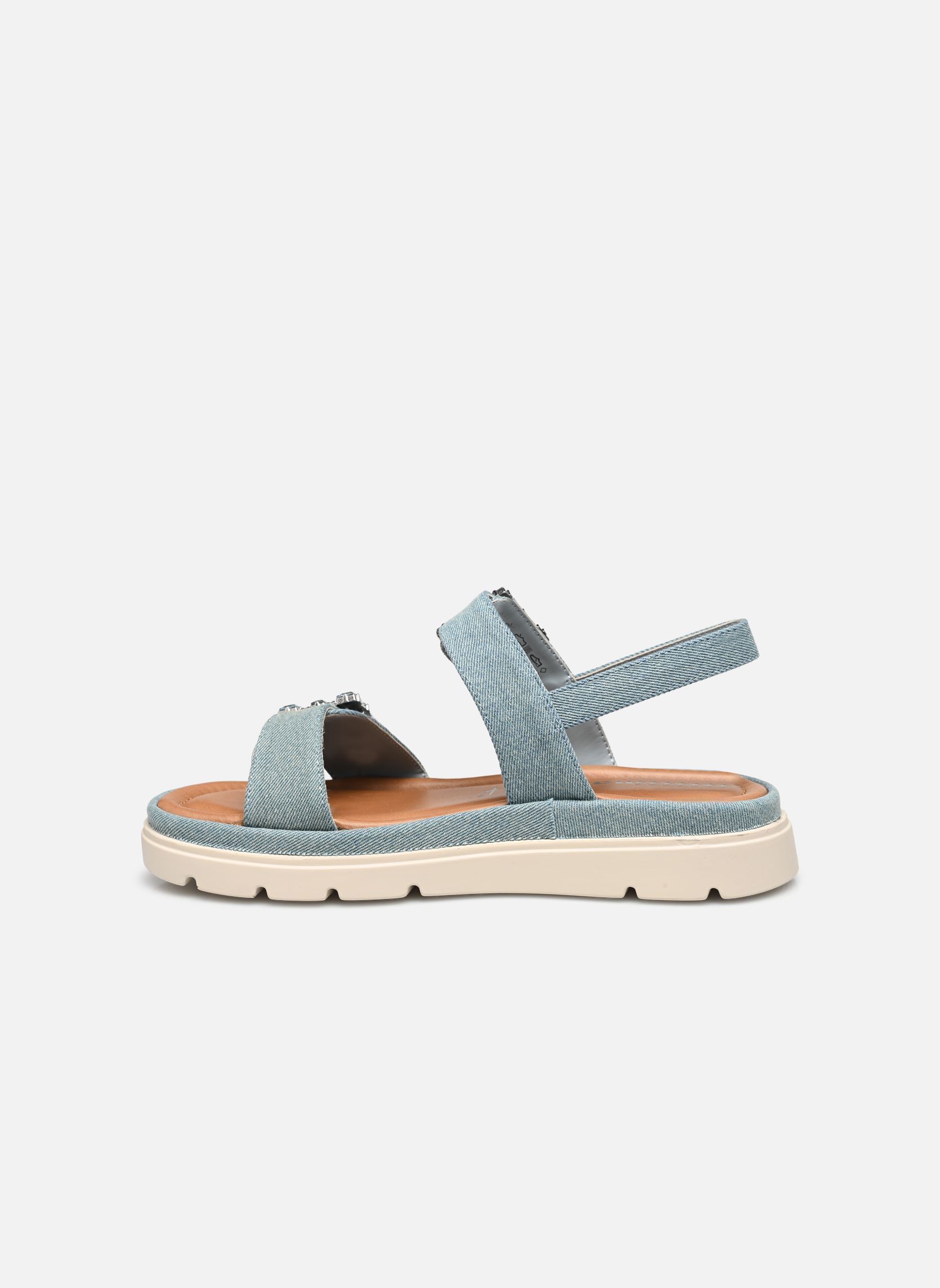 Flache Sandalen 28702-44 damen blau Tamaris Flache Sandalen 28702-44 damen blau DENIM