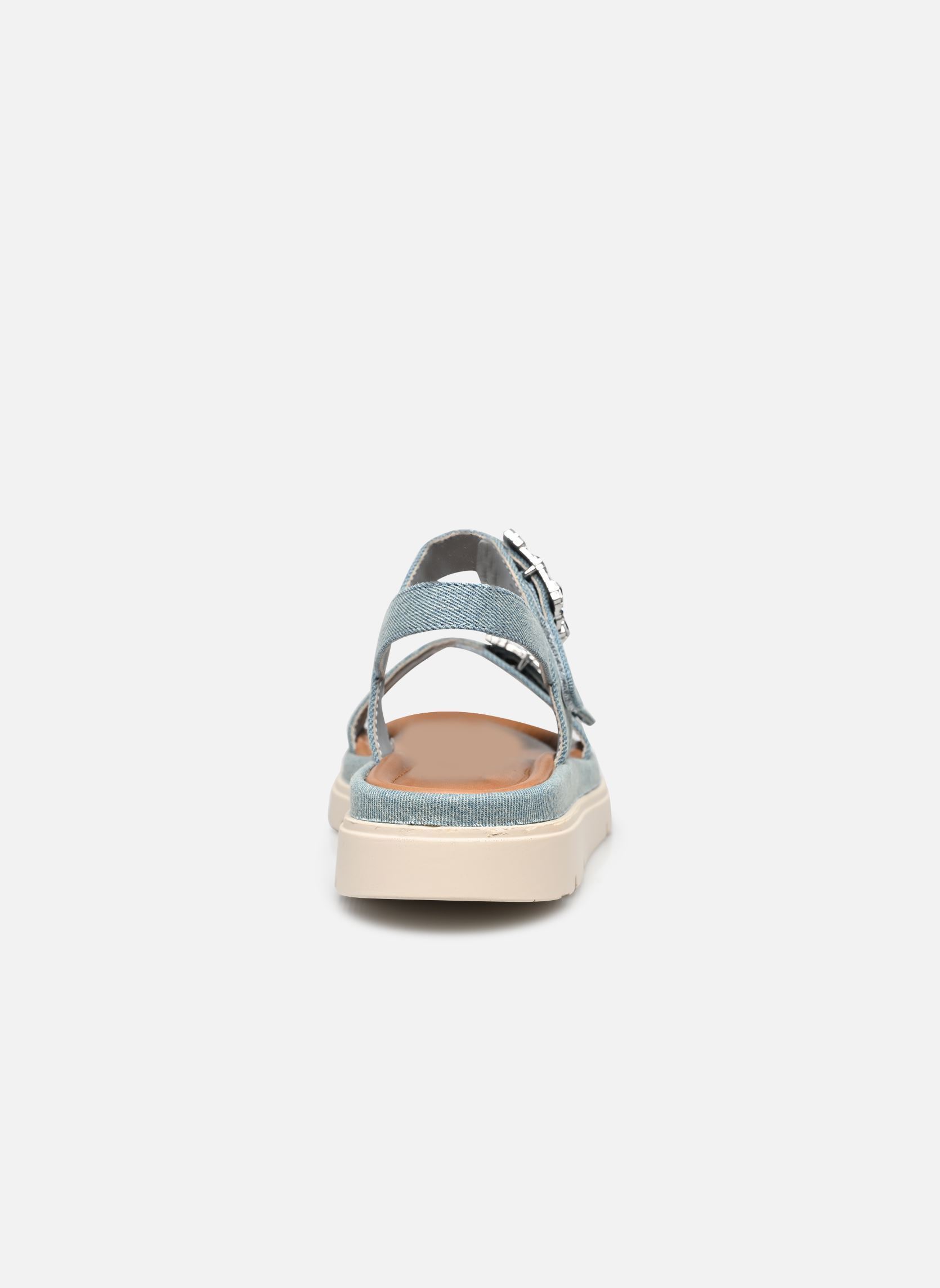 Flache Sandalen 28702-44 damen blau Tamaris Flache Sandalen 28702-44 damen blau DENIM
