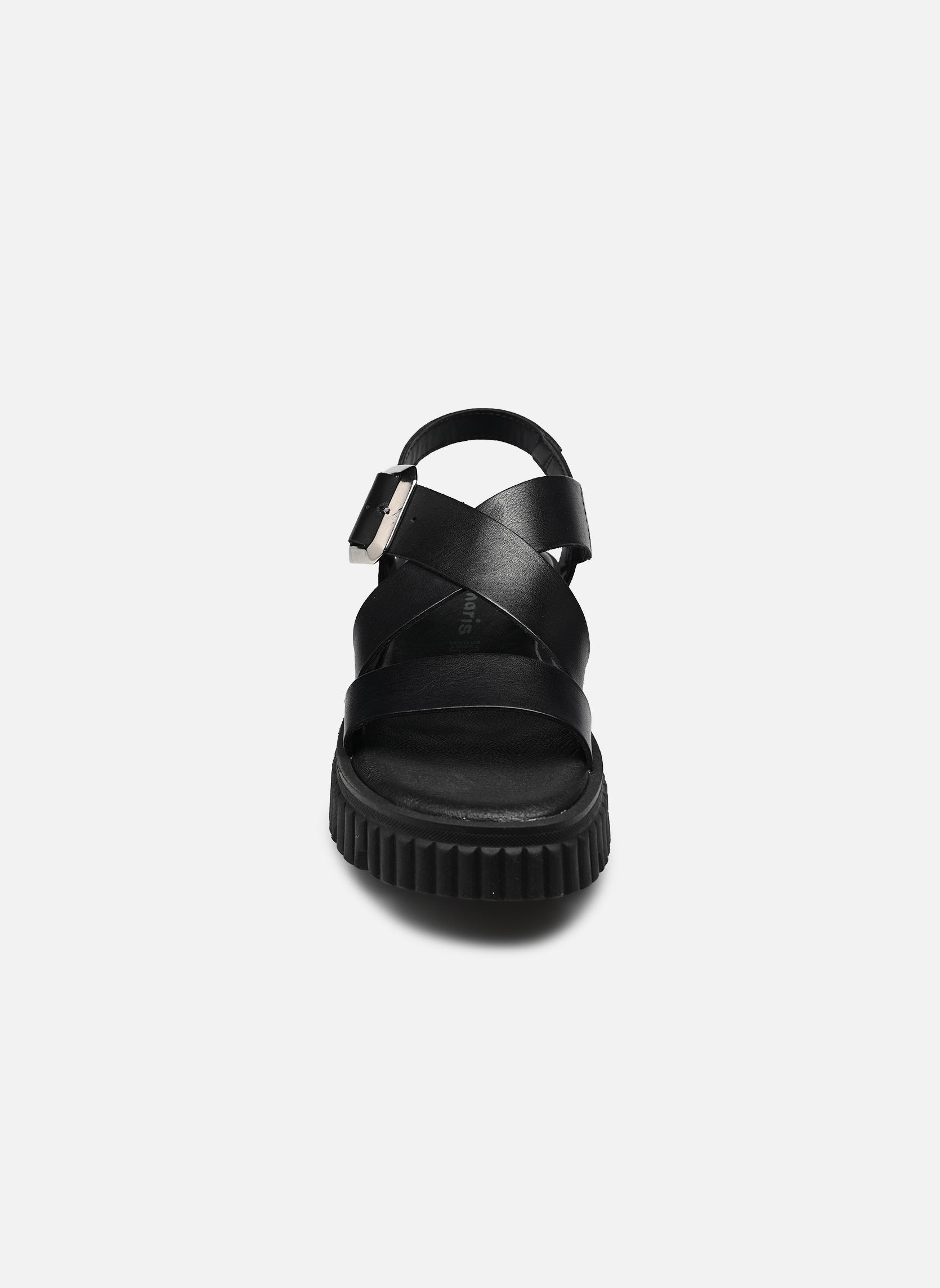 Sandales compensées et plateformes 28705-44 femme noir Tamaris Sandales compensées et plateformes 28705-44 femme noir BLACK