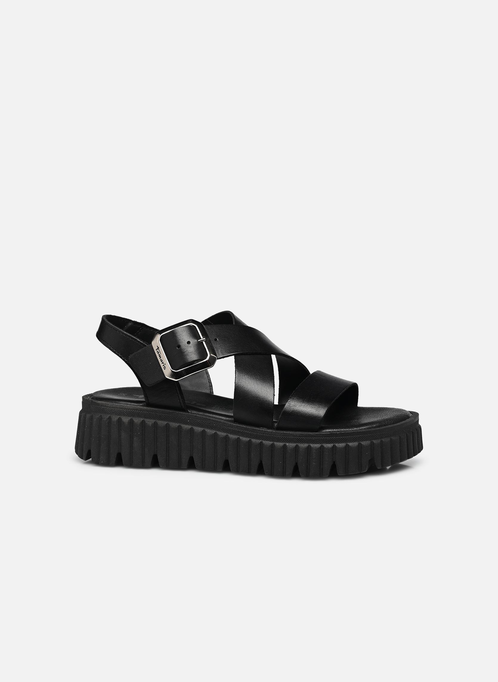 Sandales compensées et plateformes 28705-44 femme noir Tamaris Sandales compensées et plateformes 28705-44 femme noir BLACK