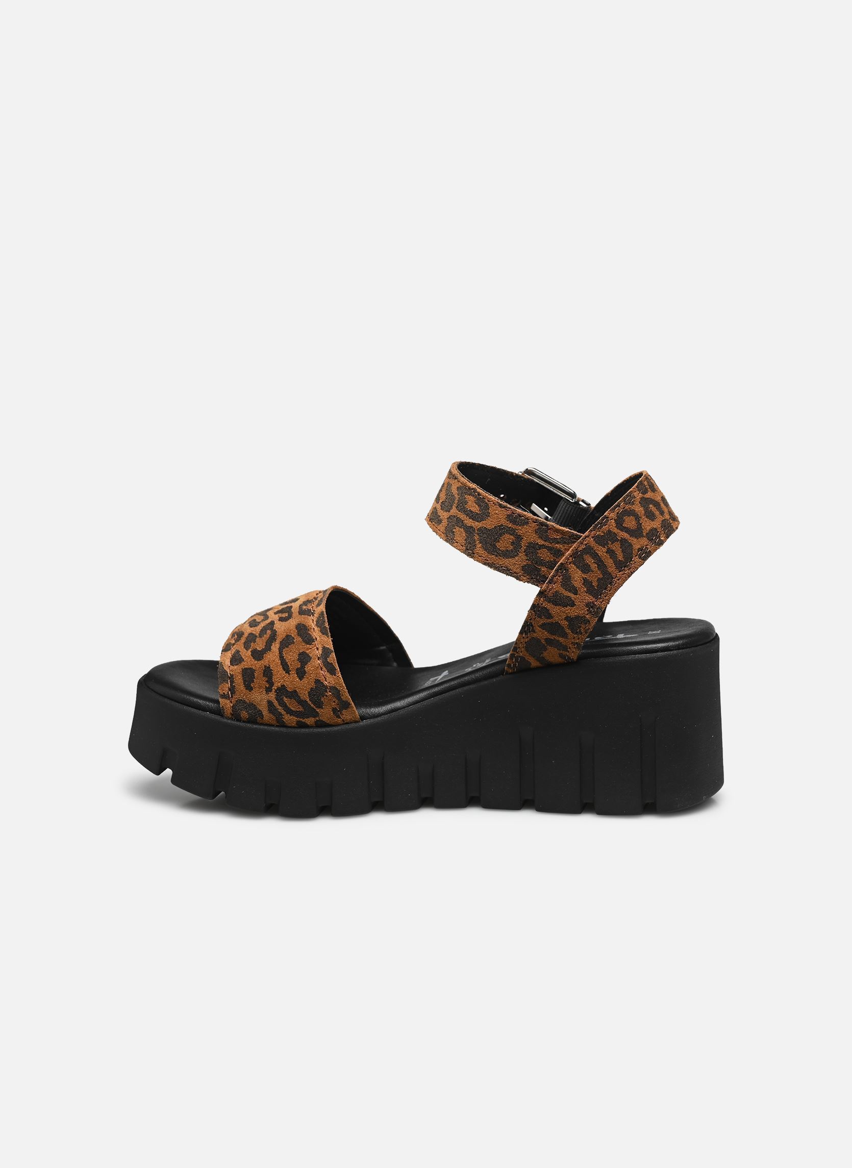 Sandali con zeppa e plateau 28712-42 donna marrone Tamaris Sandali con zeppa e plateau 28712-42 donna marrone LEOPARD