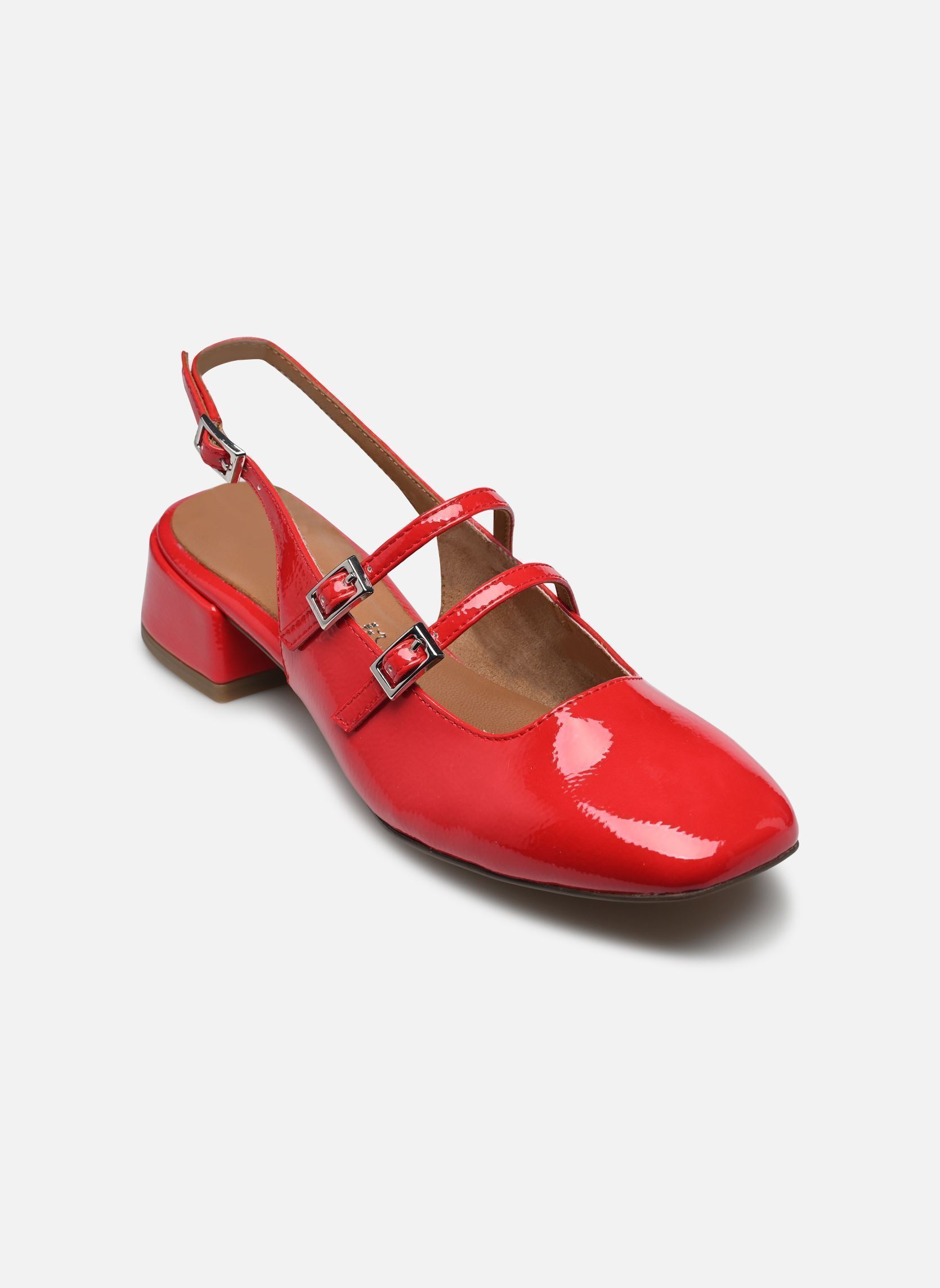 Pumps mit Riemchen 29510-44 damen rot Tamaris Pumps mit Riemchen 29510-44 damen rot RED PATENT