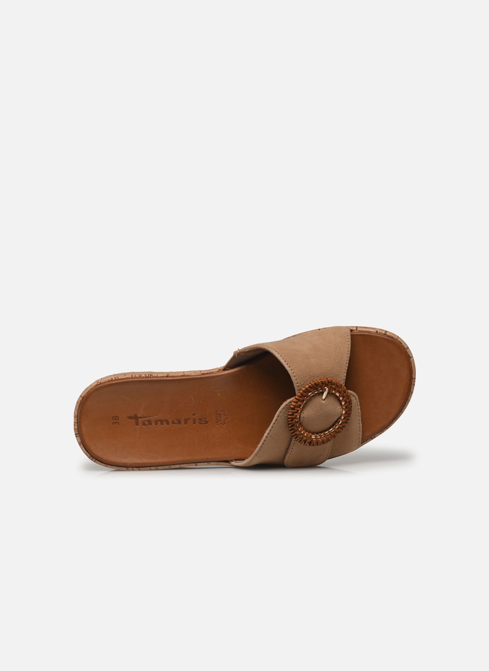 Zuecos y mules 27123-44 mujer marrón Tamaris Zuecos y mules 27123-44 mujer marrón TAN