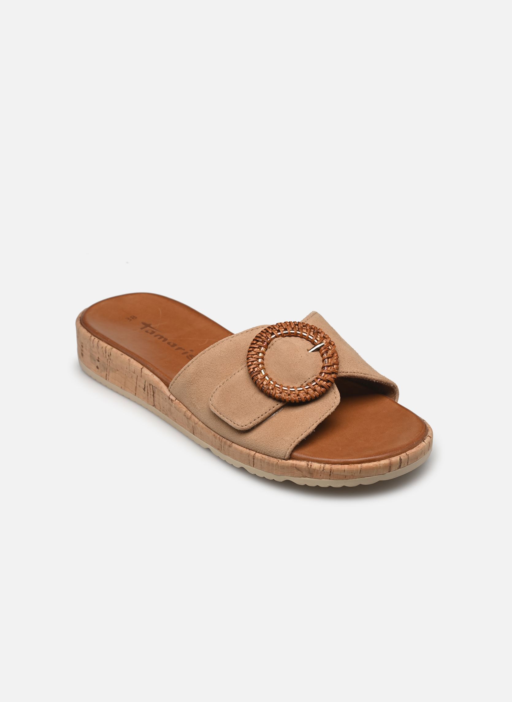 Zuecos y mules 27123-44 mujer marrón Tamaris Zuecos y mules 27123-44 mujer marrón TAN