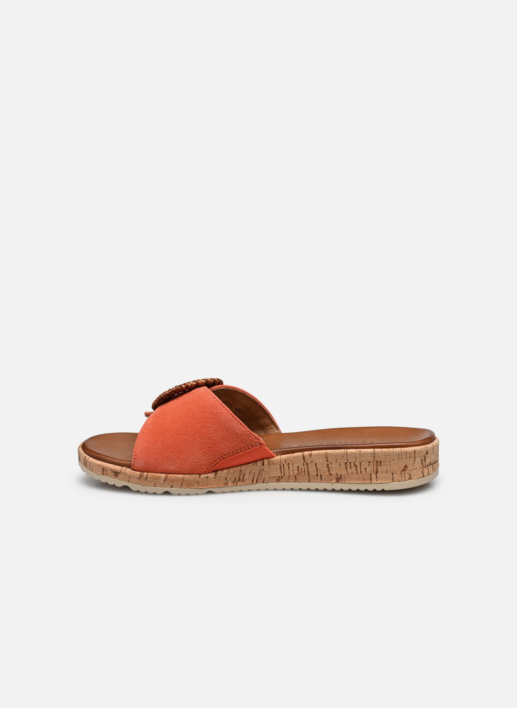 Pantoletten und Clogs 27123-44 damen orange Tamaris Pantoletten und Clogs 27123-44 damen orange ORANGE