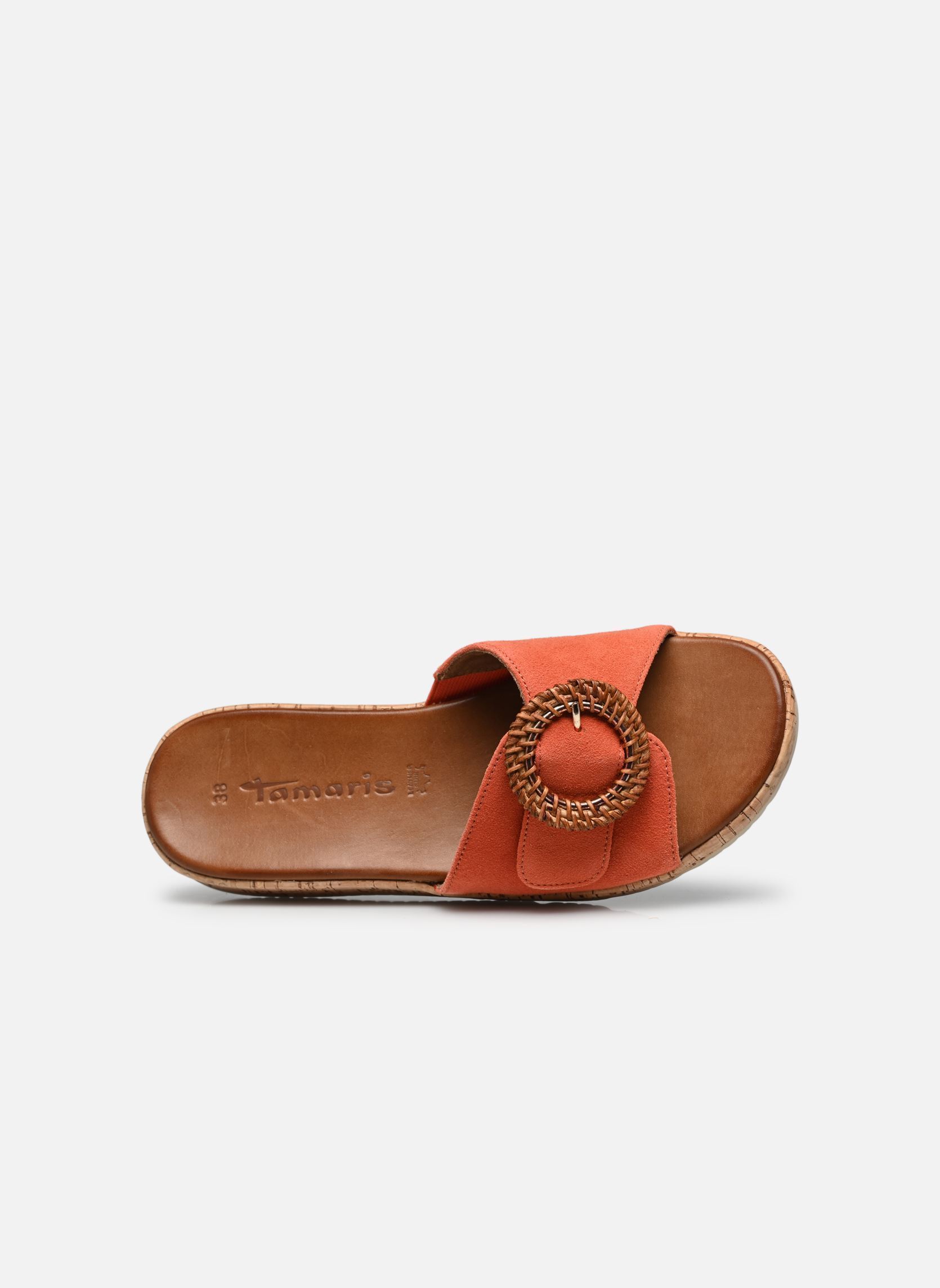 Pantoletten und Clogs 27123-44 damen orange Tamaris Pantoletten und Clogs 27123-44 damen orange ORANGE