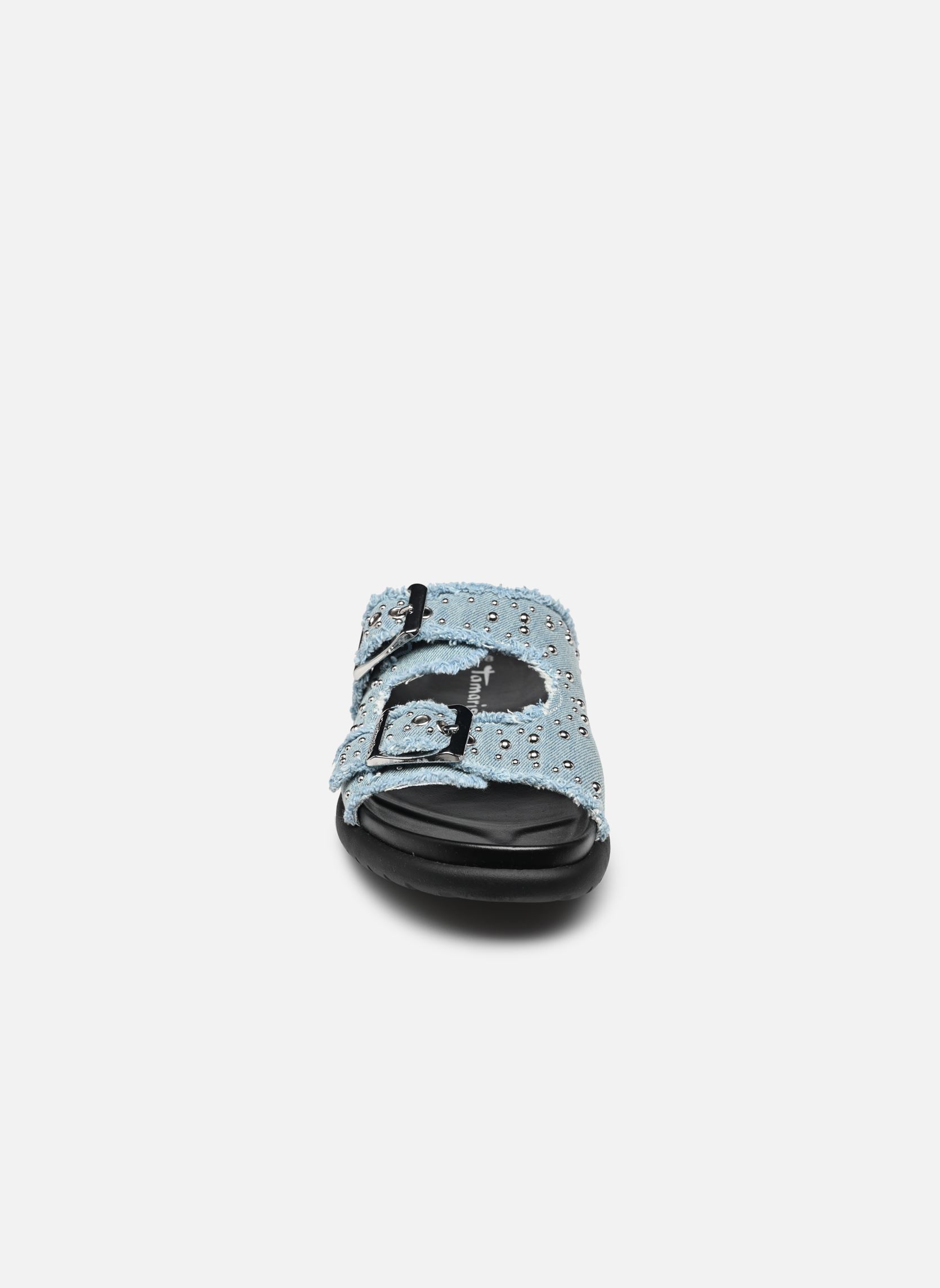 Pantoletten und Clogs 27420-44 damen blau Tamaris Pantoletten und Clogs 27420-44 damen blau DENIM