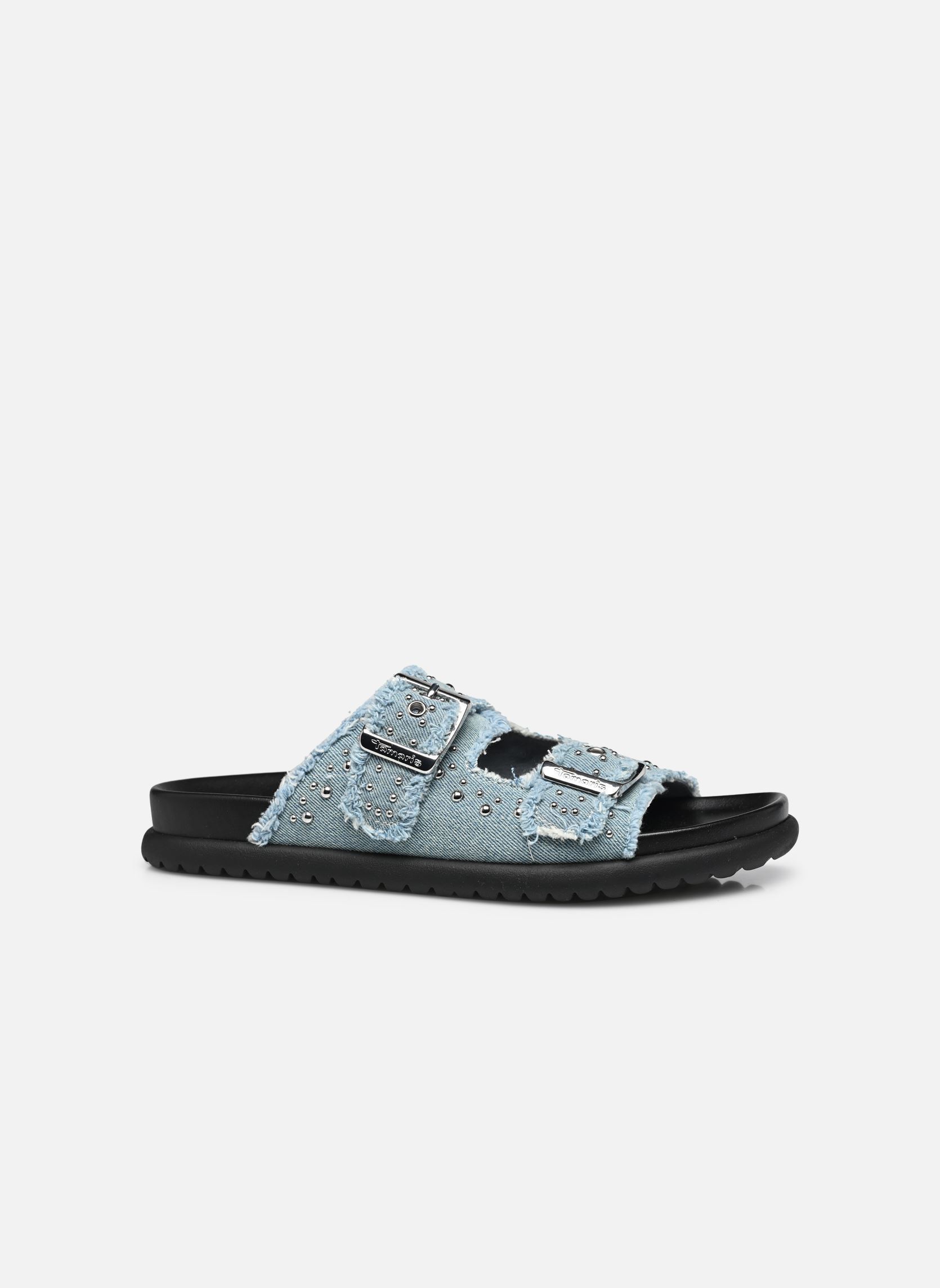 Pantoletten und Clogs 27420-44 damen blau Tamaris Pantoletten und Clogs 27420-44 damen blau DENIM