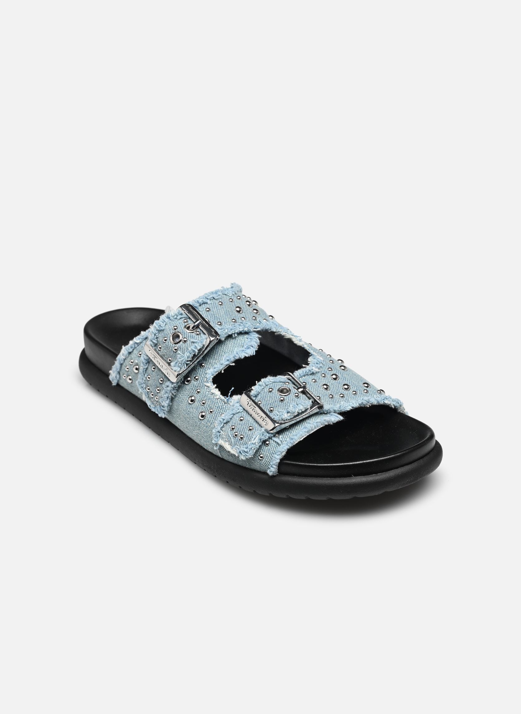 Pantoletten und Clogs 27420-44 damen blau Tamaris Pantoletten und Clogs 27420-44 damen blau DENIM