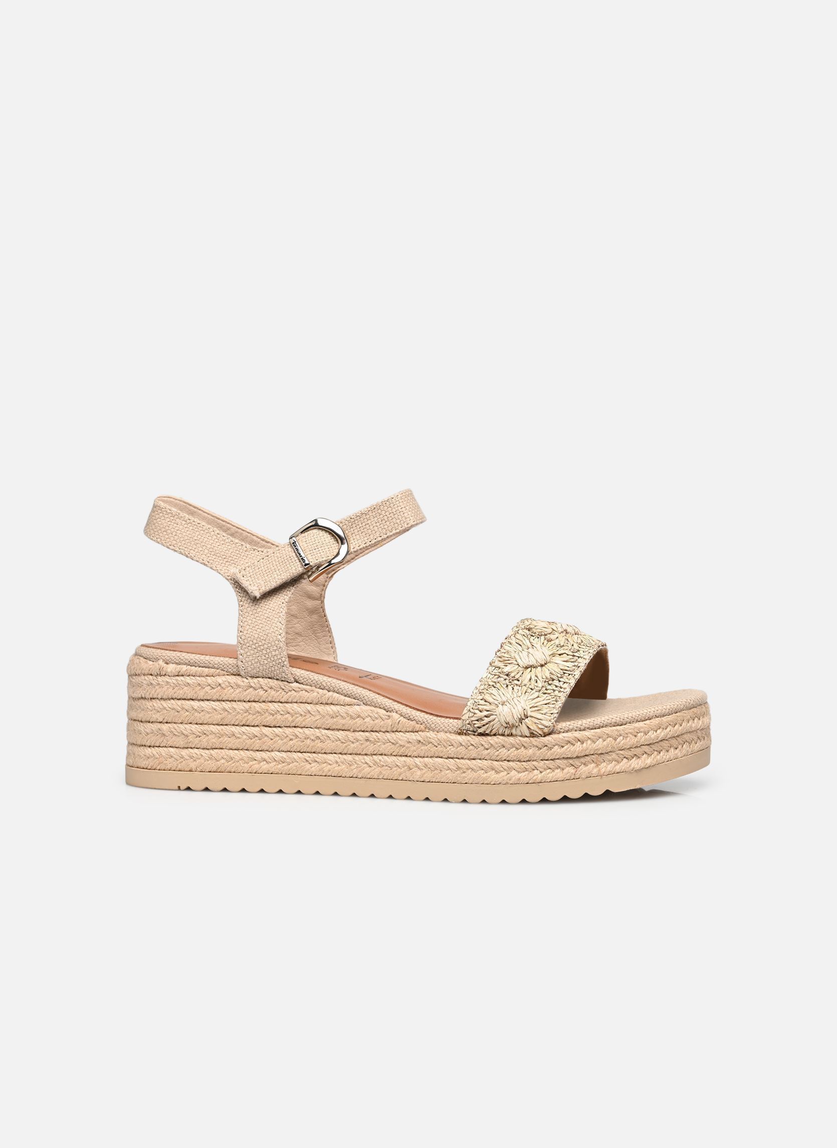 Sandales compensées et plateformes 28059-44 femme beige Tamaris Sandales compensées et plateformes 28059-44 femme beige BEIGE