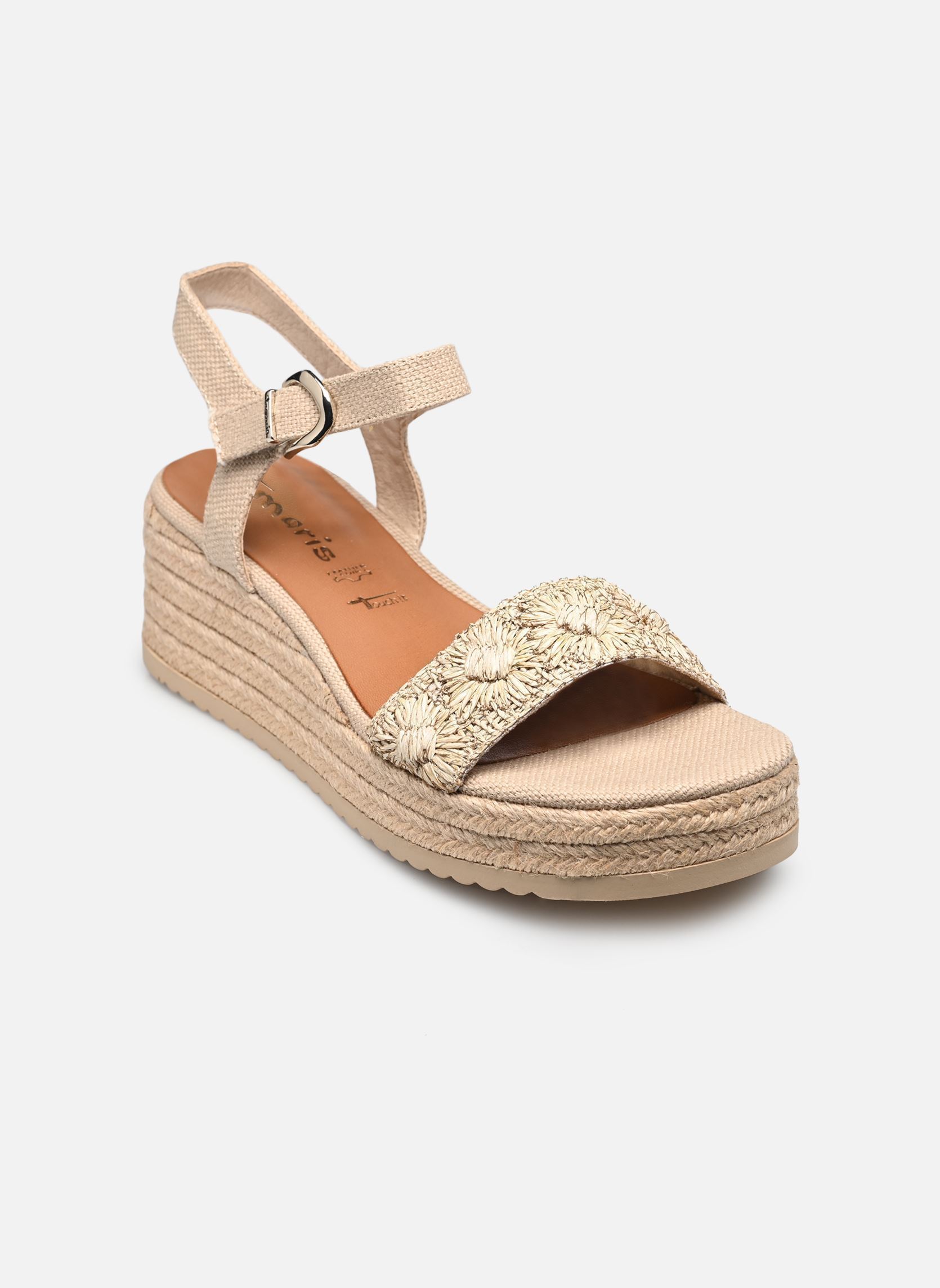 Sandales compensées et plateformes 28059-44 femme beige Tamaris Sandales compensées et plateformes 28059-44 femme beige BEIGE