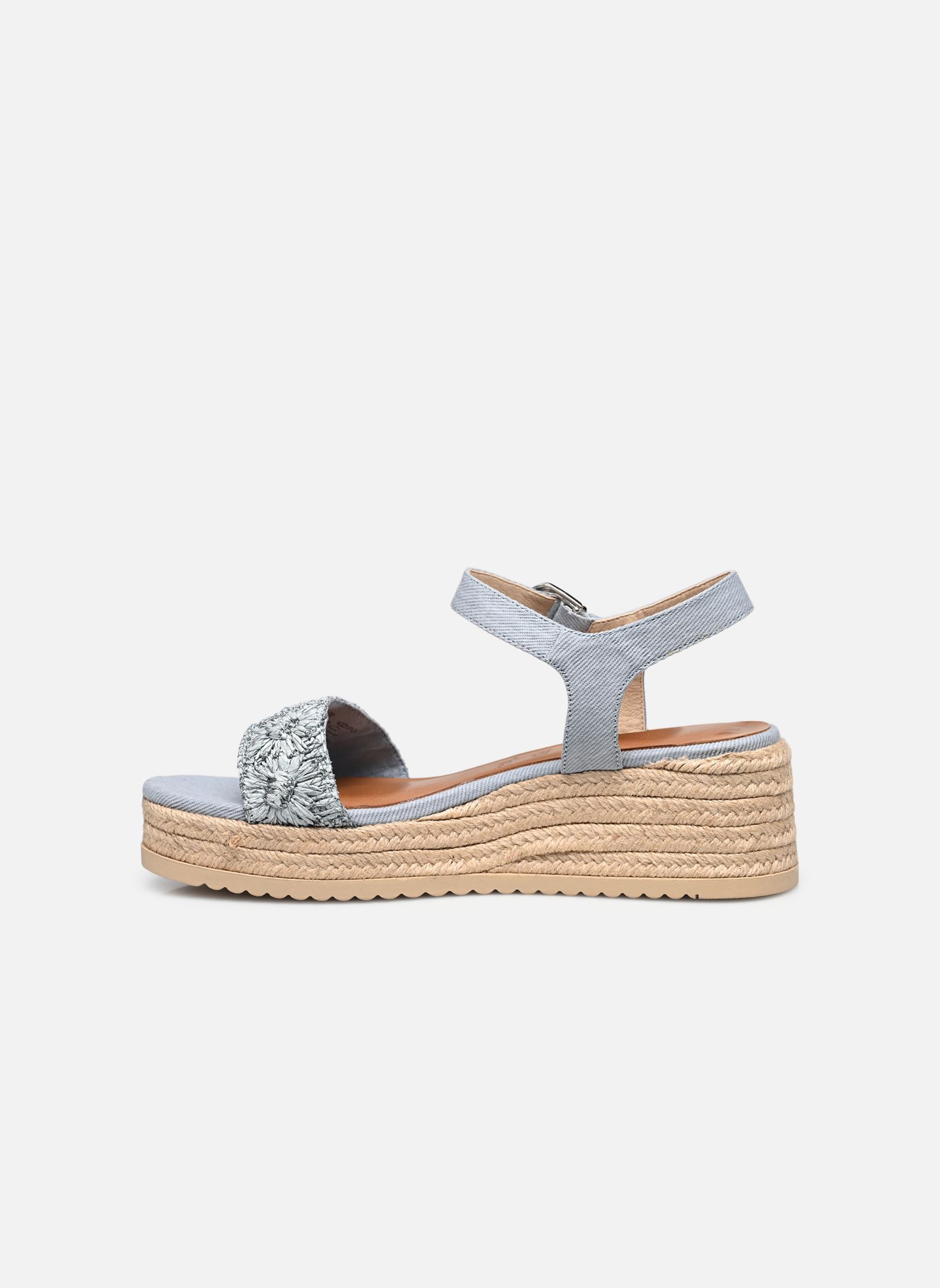 Sandales compensées et plateformes 28059-44 femme bleu Tamaris Sandales compensées et plateformes 28059-44 femme bleu LIGHT BLUE