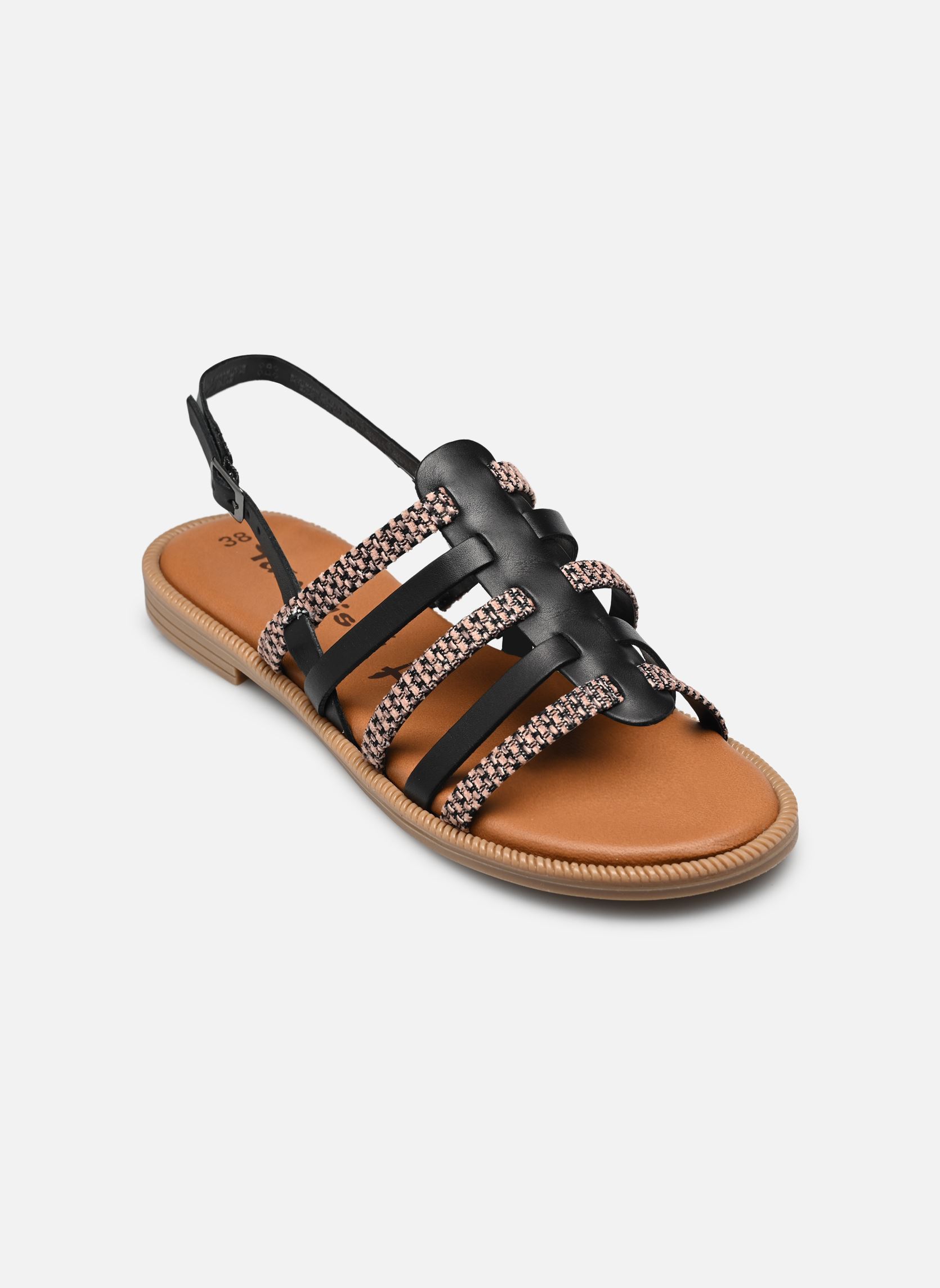 Sandali piatti 28104-44 donna nero Tamaris Sandali piatti 28104-44 donna nero BLACK COMB