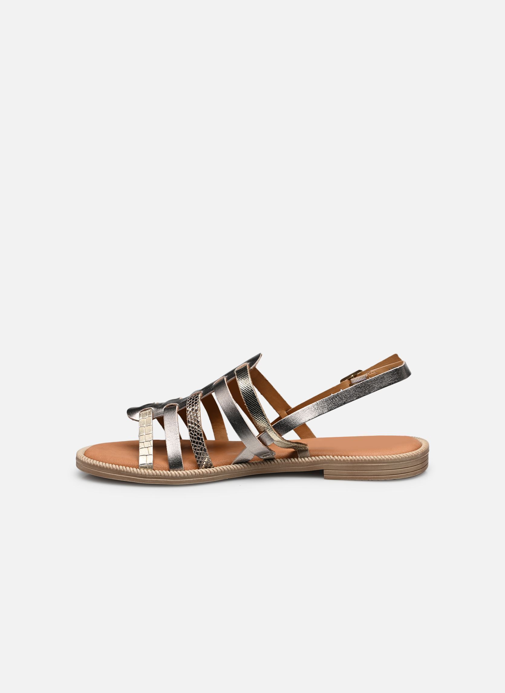 Flache Sandalen 28104-44 damen gold und bronze Tamaris Flache Sandalen 28104-44 damen gold und bronze PLATINUM COMB