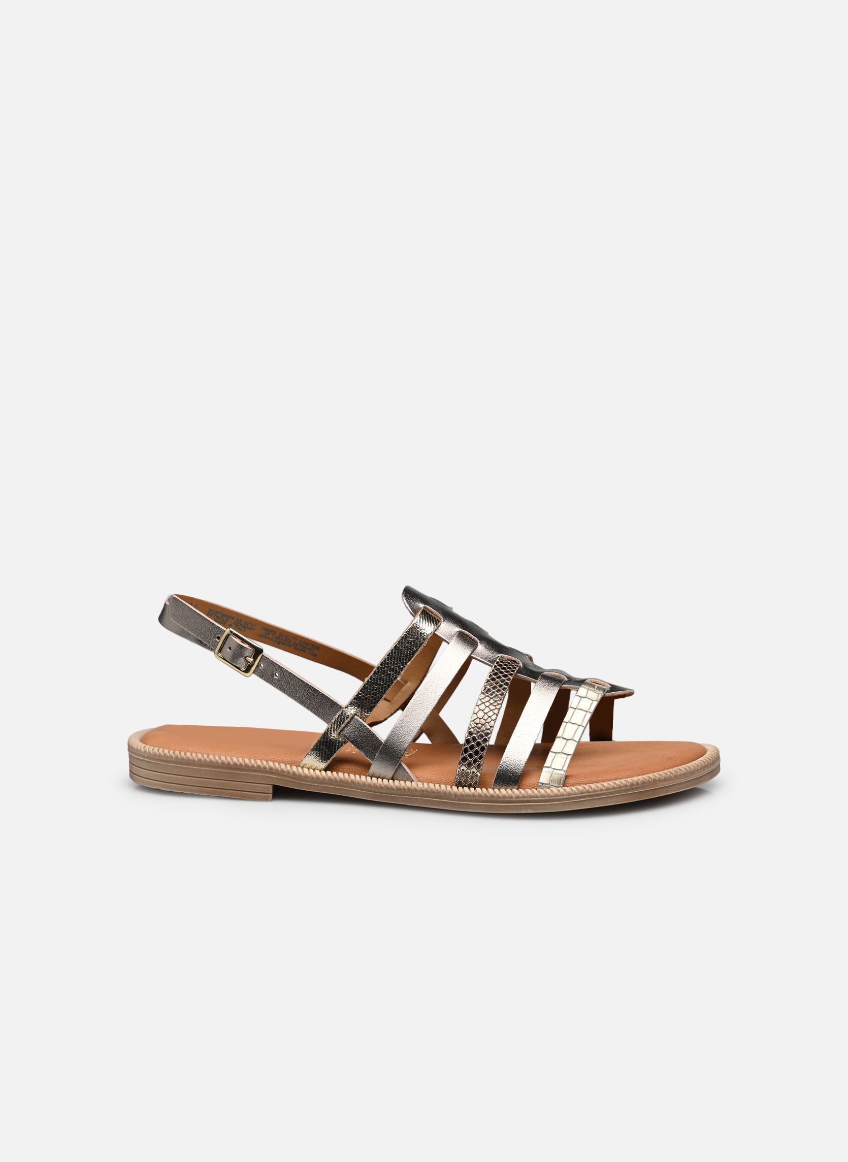 Flache Sandalen 28104-44 damen gold und bronze Tamaris Flache Sandalen 28104-44 damen gold und bronze PLATINUM COMB