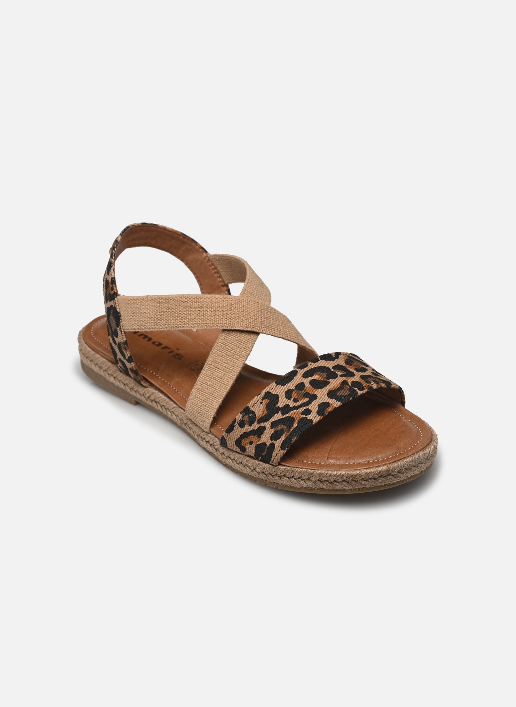 Sandali piatti 28110-44 donna marrone Tamaris Sandali piatti 28110-44 donna marrone LEOPARD