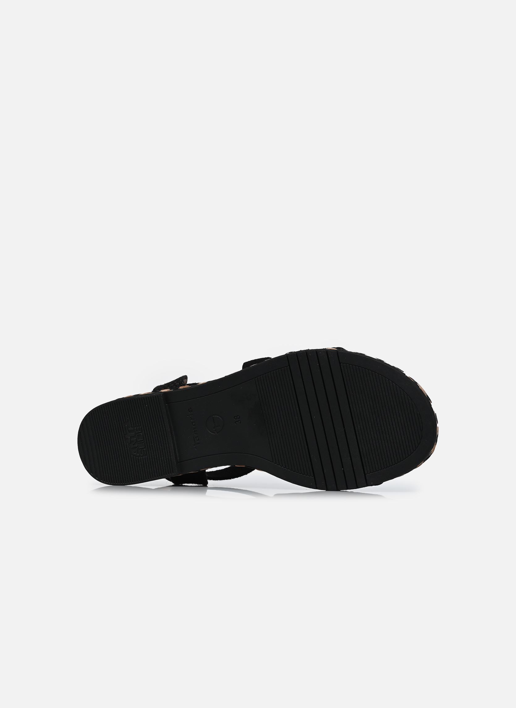 Flache Sandalen 28110-44 damen schwarz Tamaris Flache Sandalen 28110-44 damen schwarz BLACK N