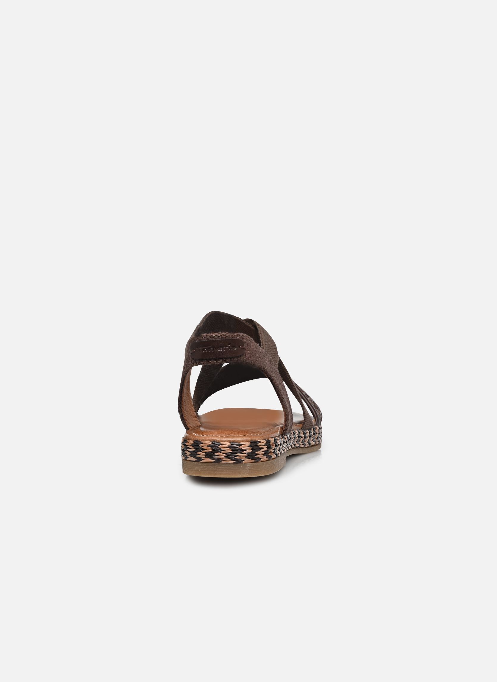 Sandales plates 28110-44 femme marron Tamaris Sandales plates 28110-44 femme marron MOCCA