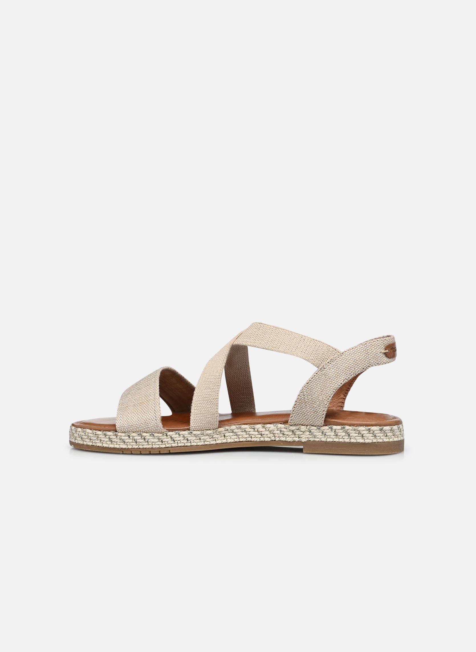 Sandales plates 28110-44 femme beige Tamaris Sandales plates 28110-44 femme beige BEIGE