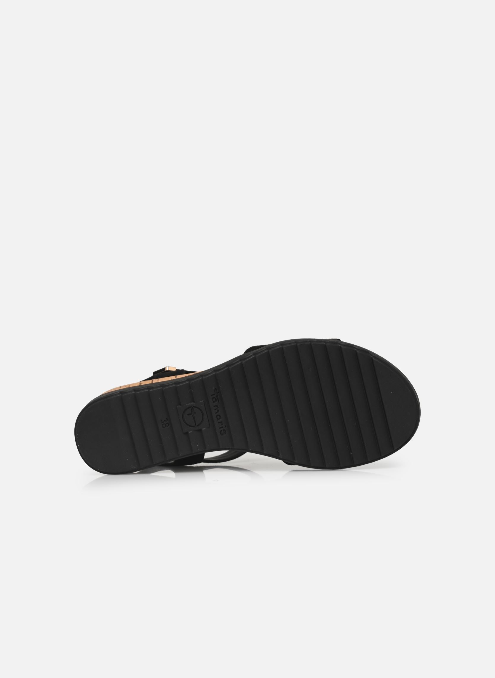 Keil- und Plateausandalen 28118-44 damen schwarz Tamaris Keil- und Plateausandalen 28118-44 damen schwarz BLACK