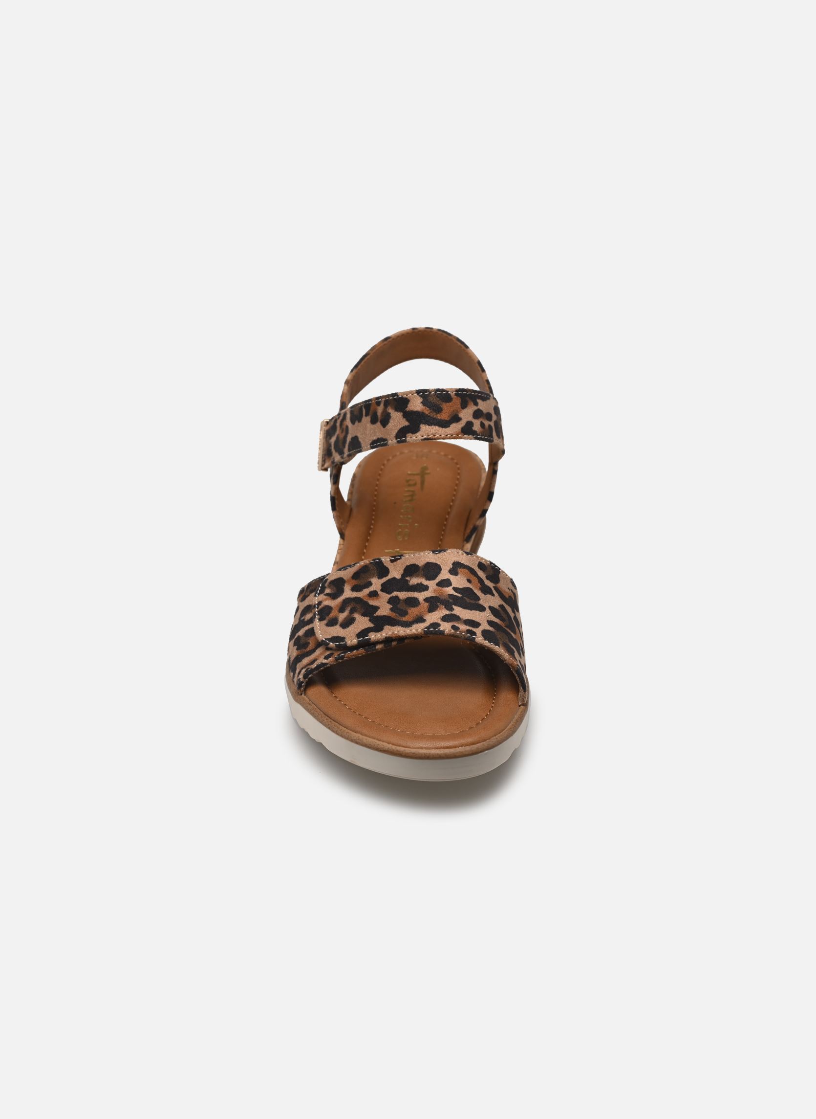 Sandalen met sleehak en plateau 28118-44 dames bruin Tamaris Sandalen met sleehak en plateau 28118-44 dames bruin LEOPARD