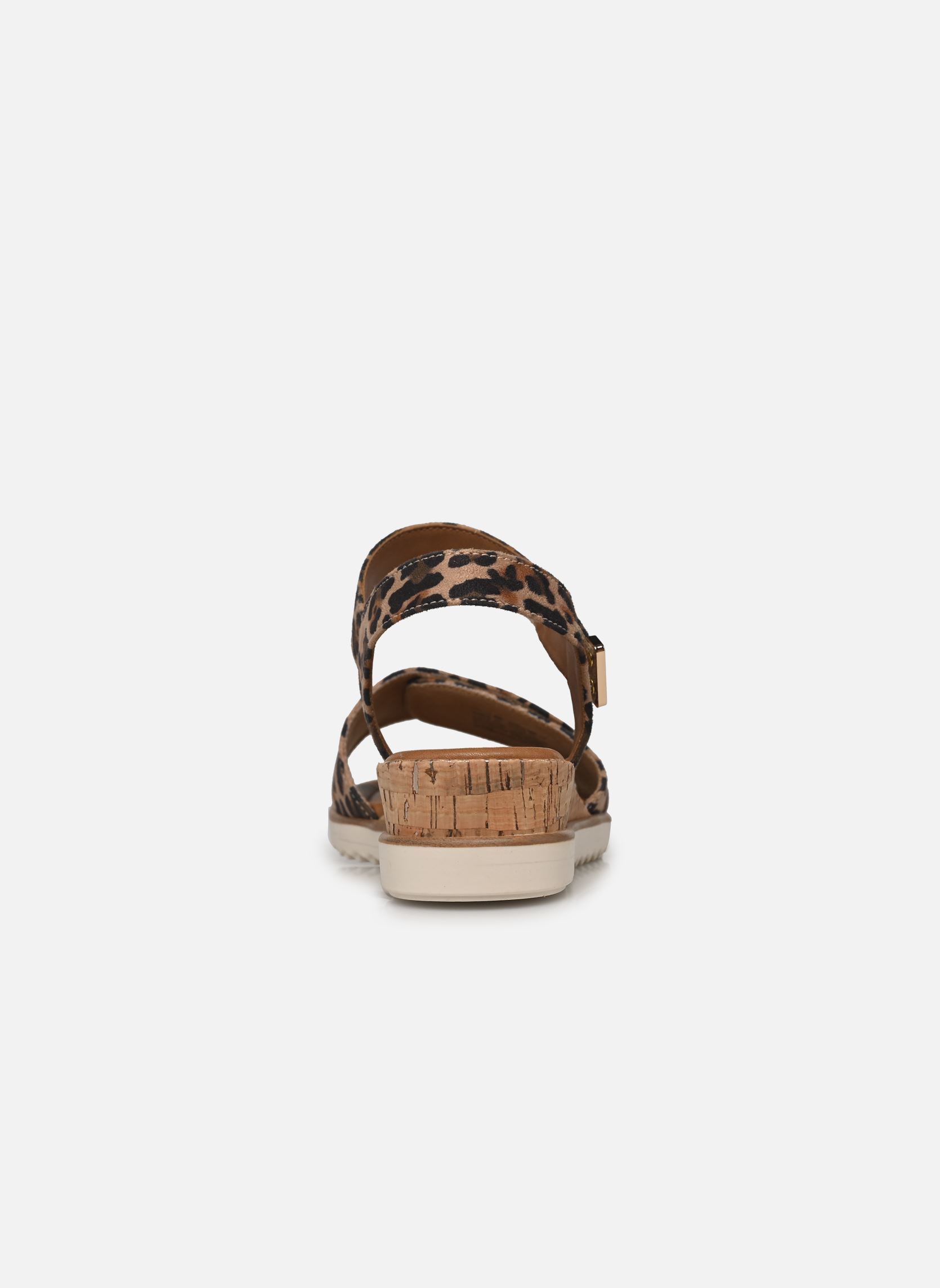 Sandalen met sleehak en plateau 28118-44 dames bruin Tamaris Sandalen met sleehak en plateau 28118-44 dames bruin LEOPARD