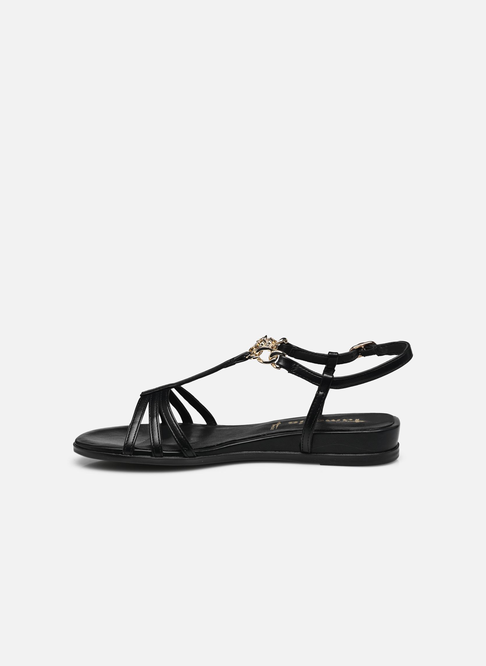 Sandales plates 28141-44 femme noir Tamaris Sandales plates 28141-44 femme noir BLACK