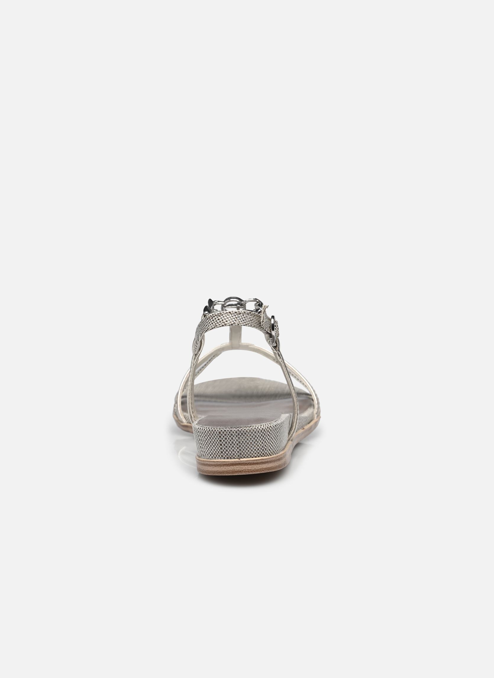 Flache Sandalen 28141-44 damen silber Tamaris Flache Sandalen 28141-44 damen silber PLATINUM COMB