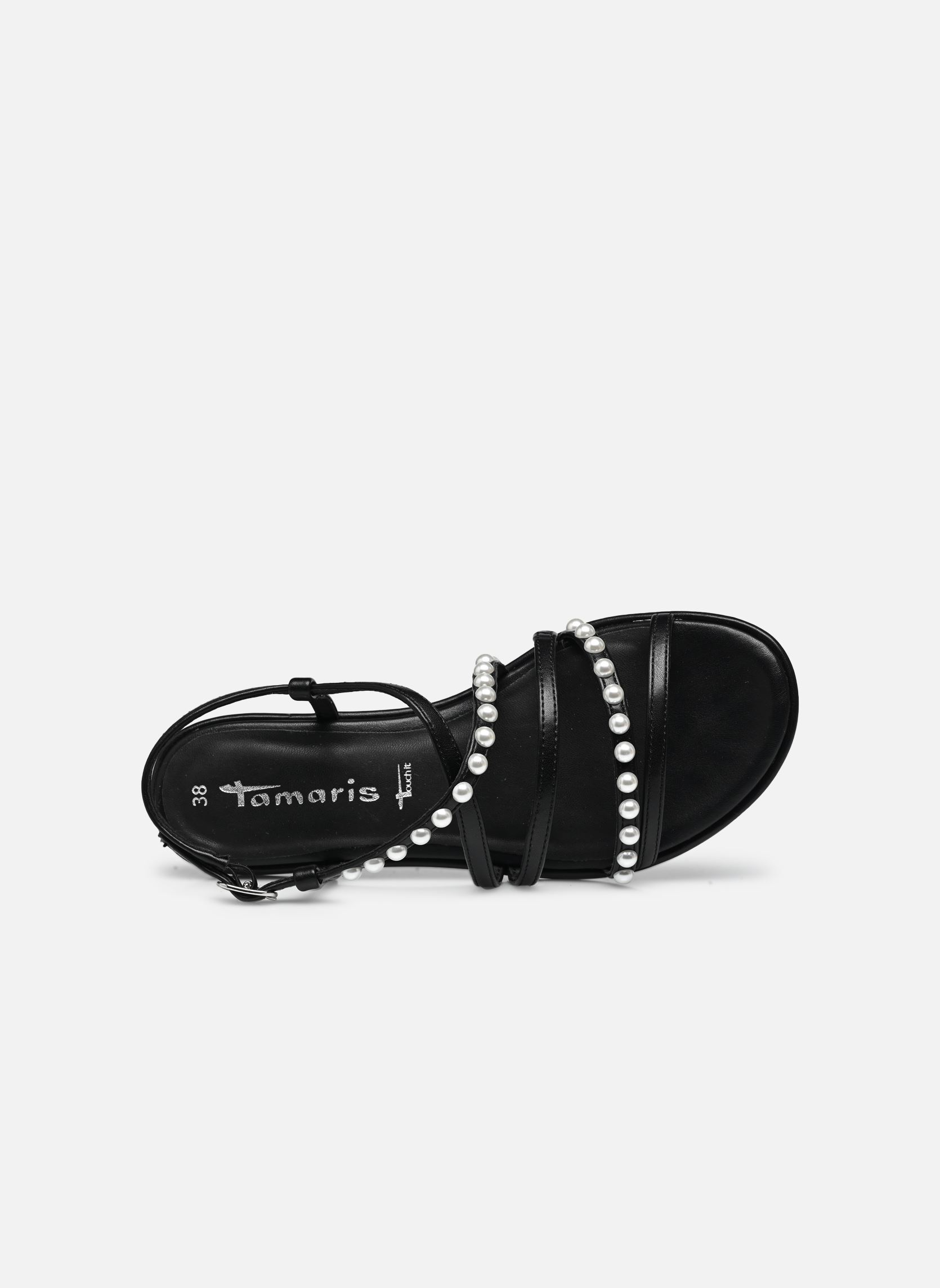 Sandali piatti 28143-44 donna nero Tamaris Sandali piatti 28143-44 donna nero BLACK