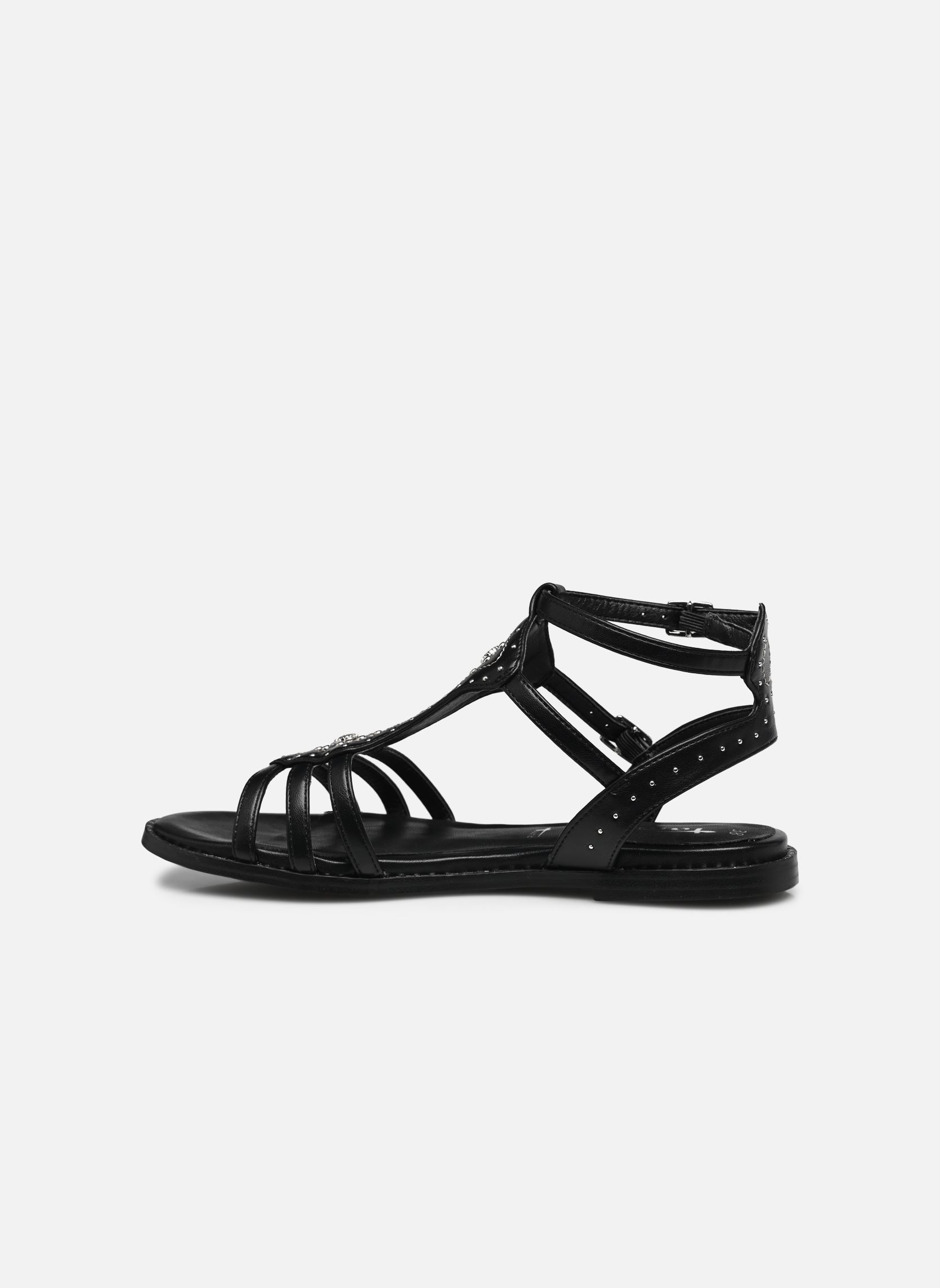 Flache Sandalen 28147-44 damen schwarz Tamaris Flache Sandalen 28147-44 damen schwarz BLACK