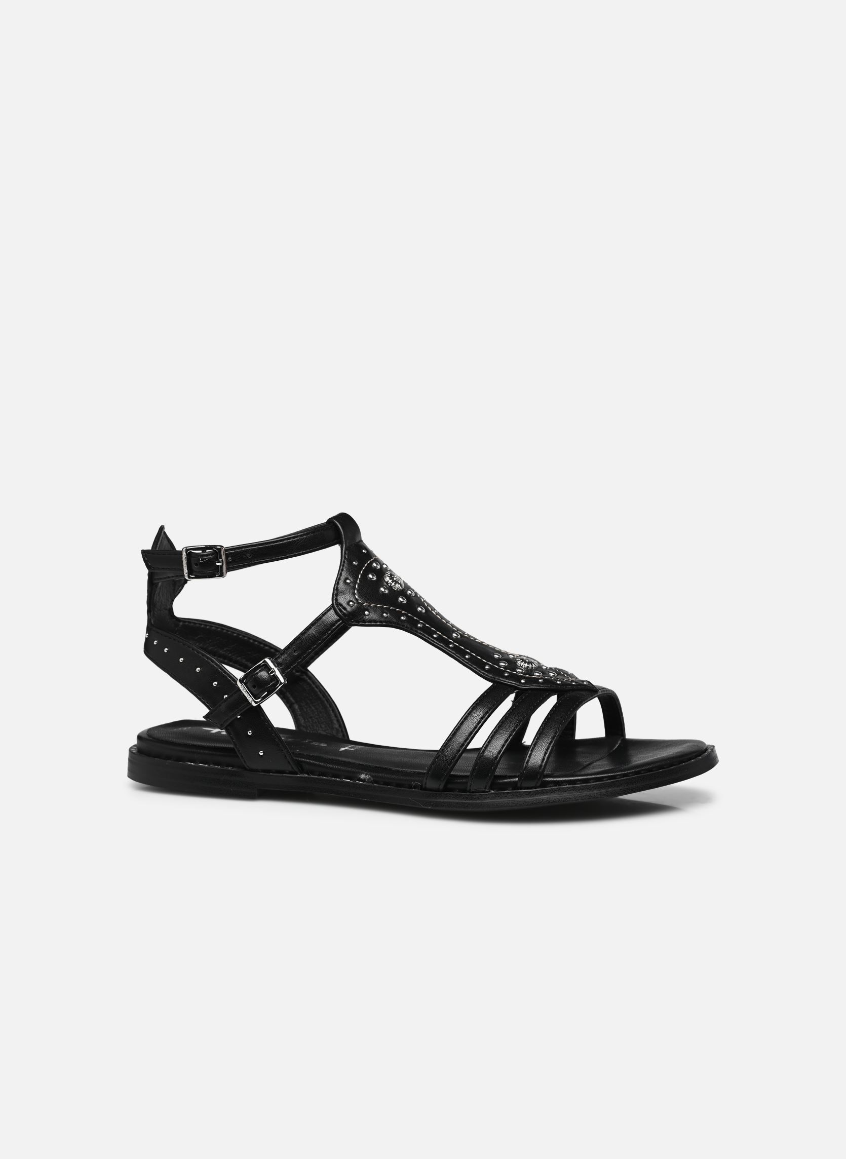 Flache Sandalen 28147-44 damen schwarz Tamaris Flache Sandalen 28147-44 damen schwarz BLACK
