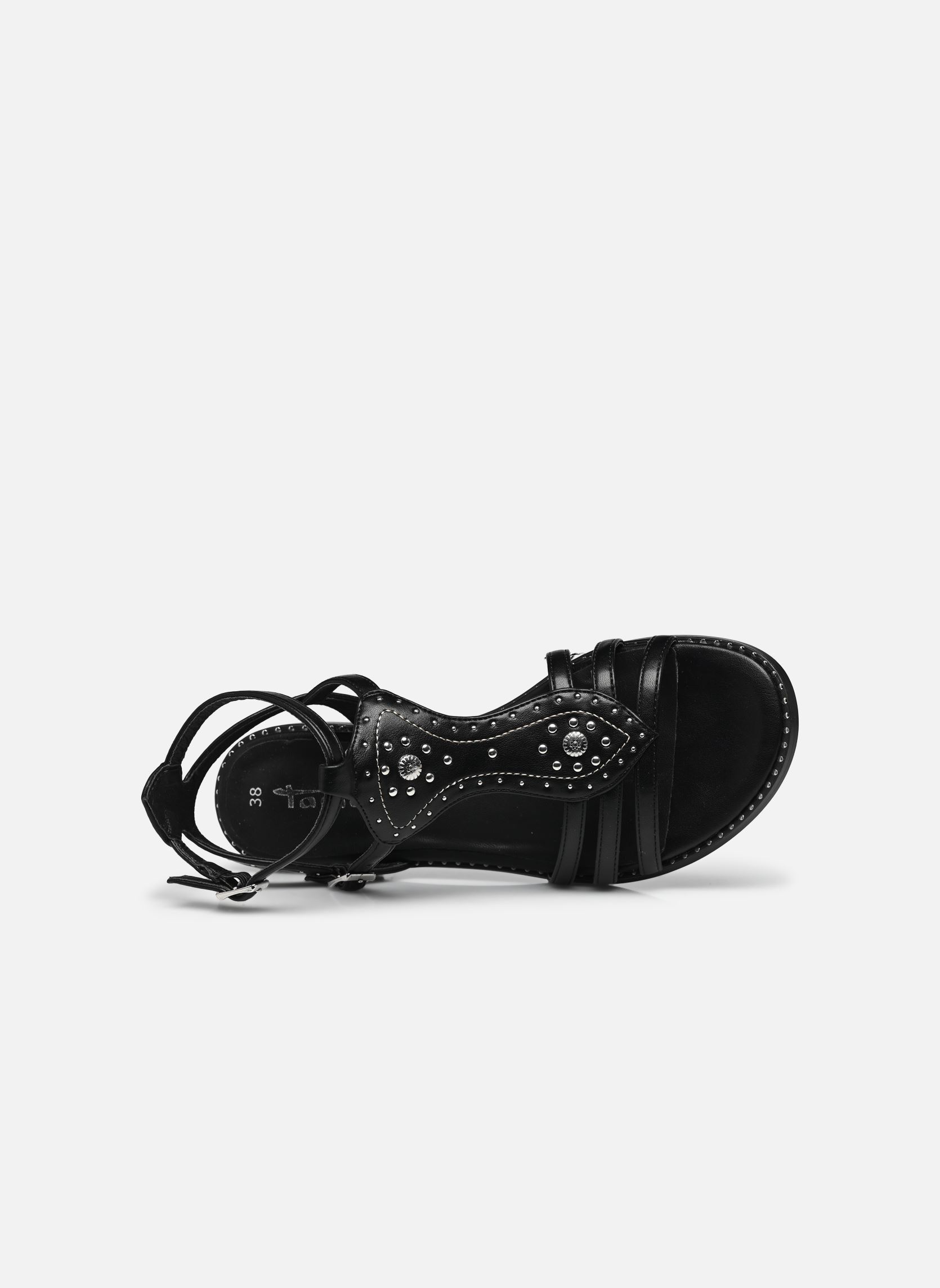 Flache Sandalen 28147-44 damen schwarz Tamaris Flache Sandalen 28147-44 damen schwarz BLACK
